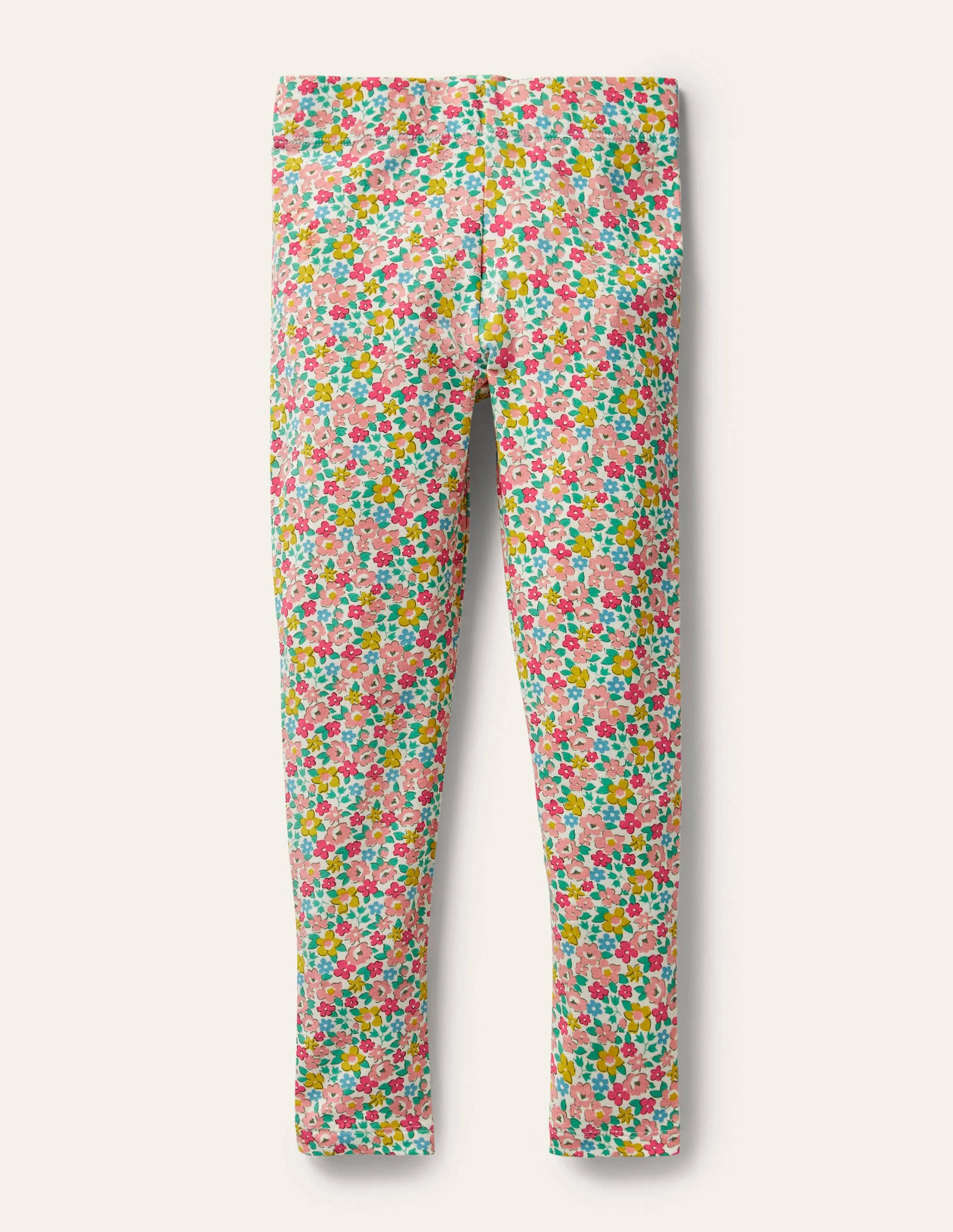 Fun Leggings-Multi Spring Floral
