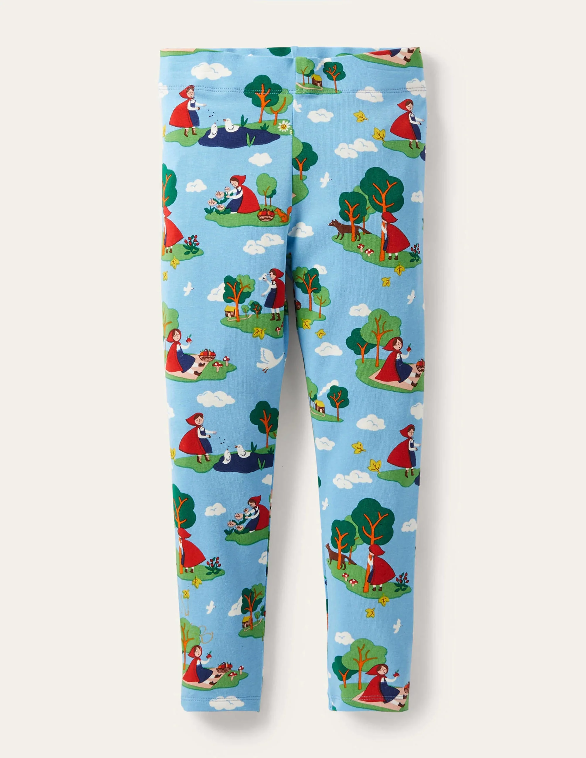 Fun Leggings-Surfboard Blue Red Riding Hood