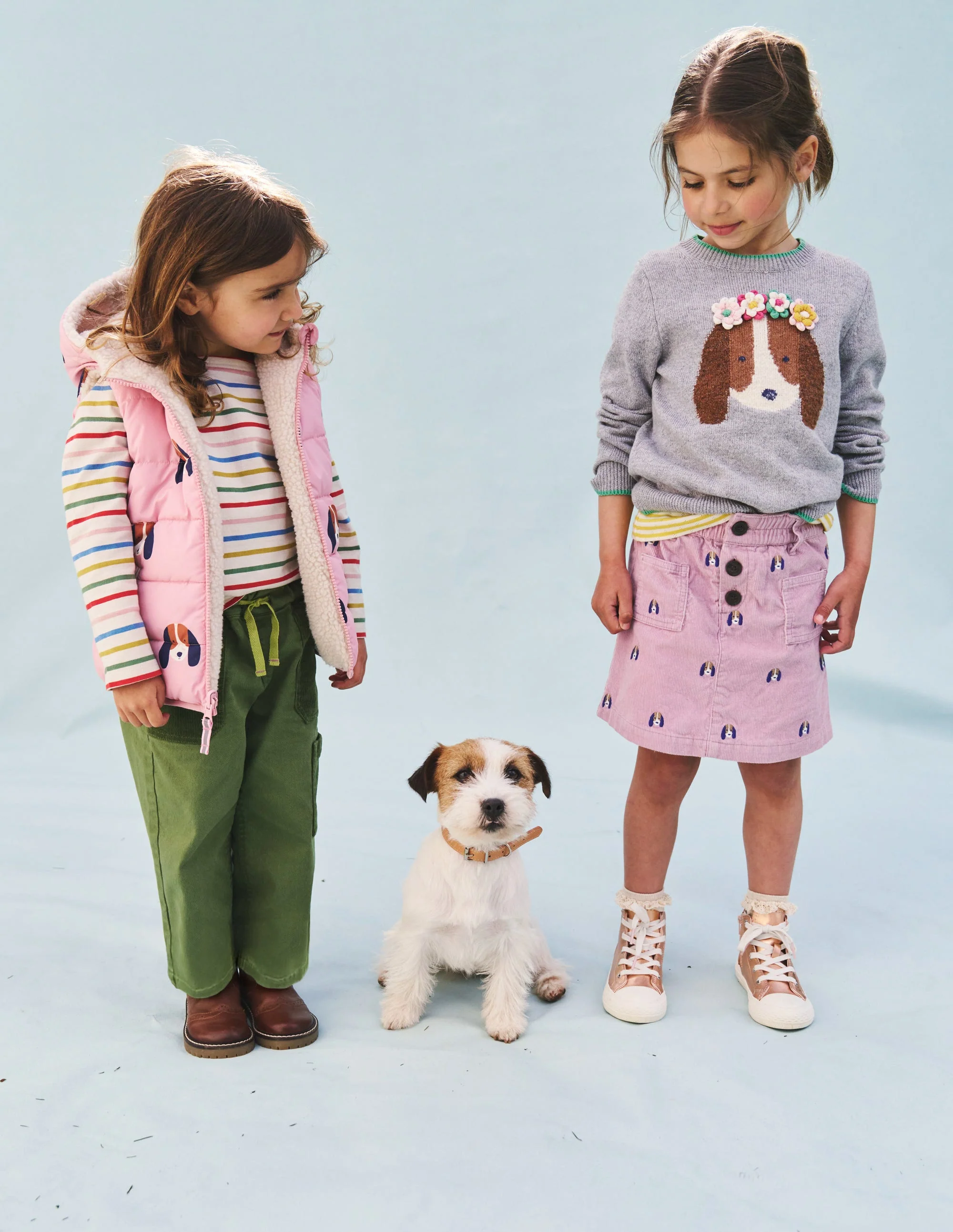 Fun Logo Jumper-Soft Grey Dog - Image 5