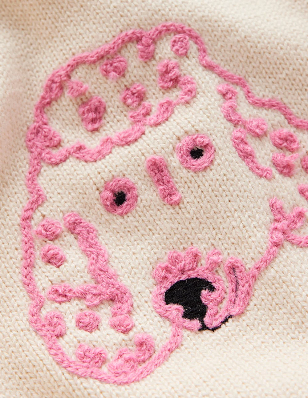 Fun Logo Sweater-Warm Ivory Dogs - Image 3