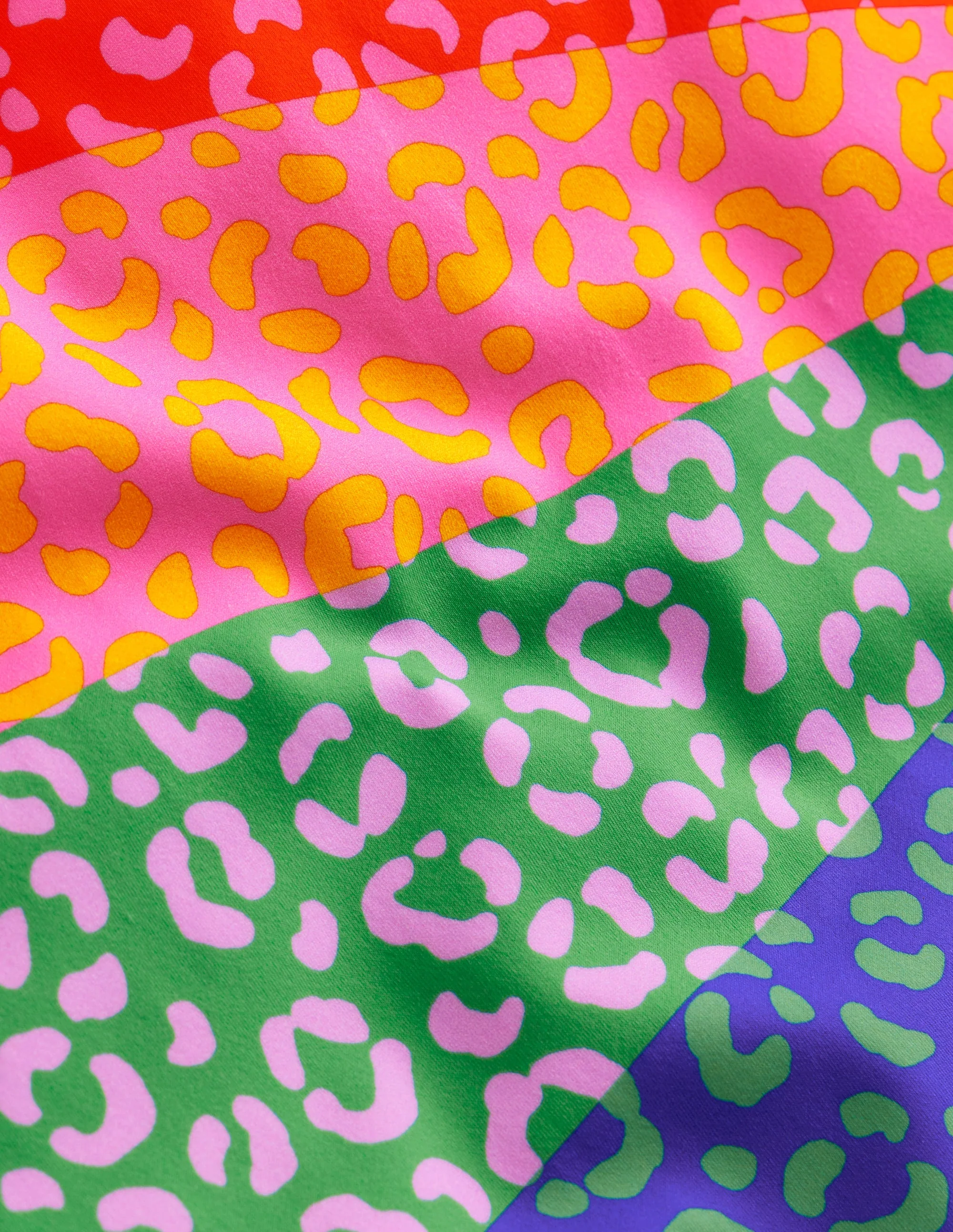 Fun Printed Swimsuit-Multi Leopard Print - Image 3