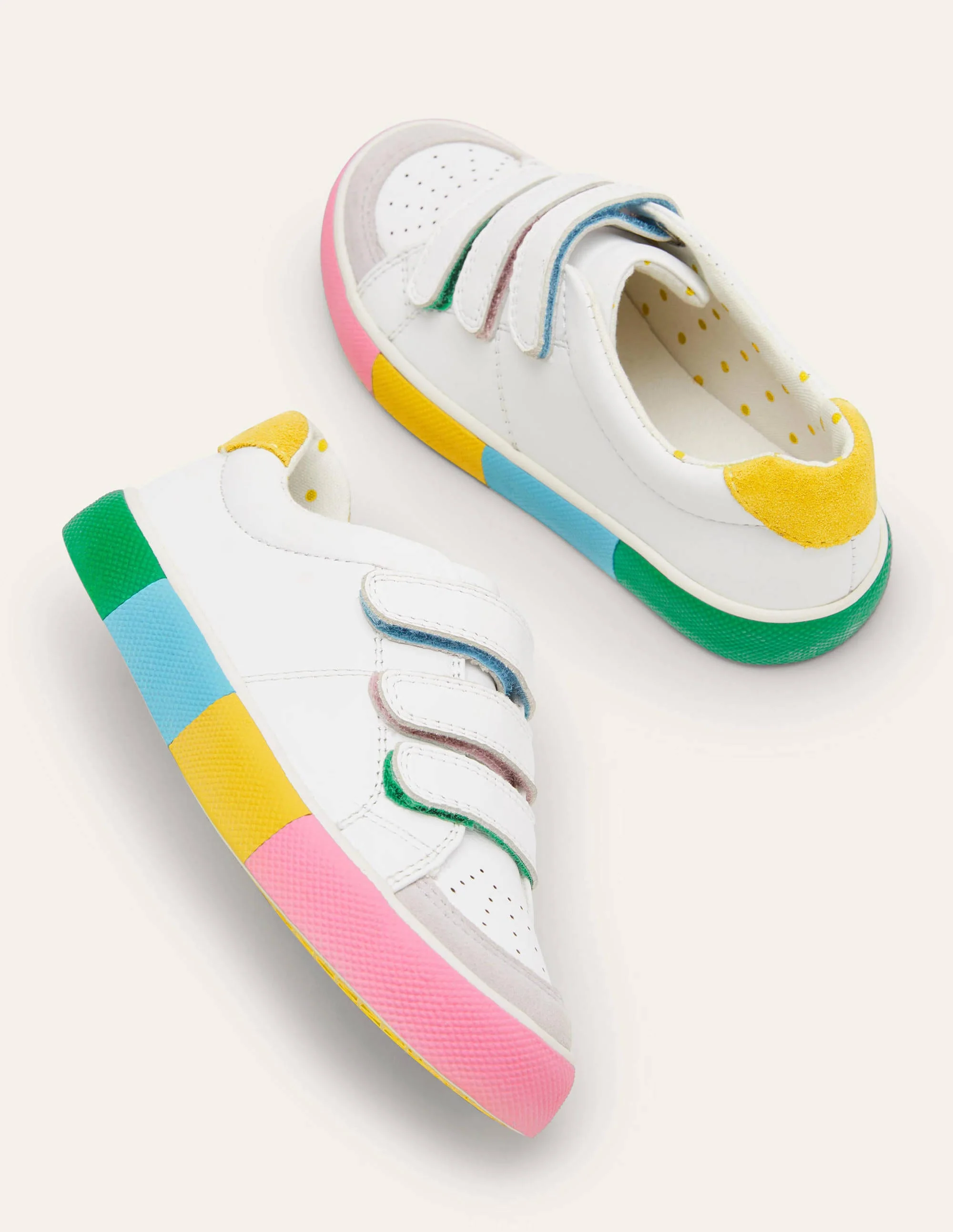 Fun Sneakers 3 Strap-Rainbow Foxing
