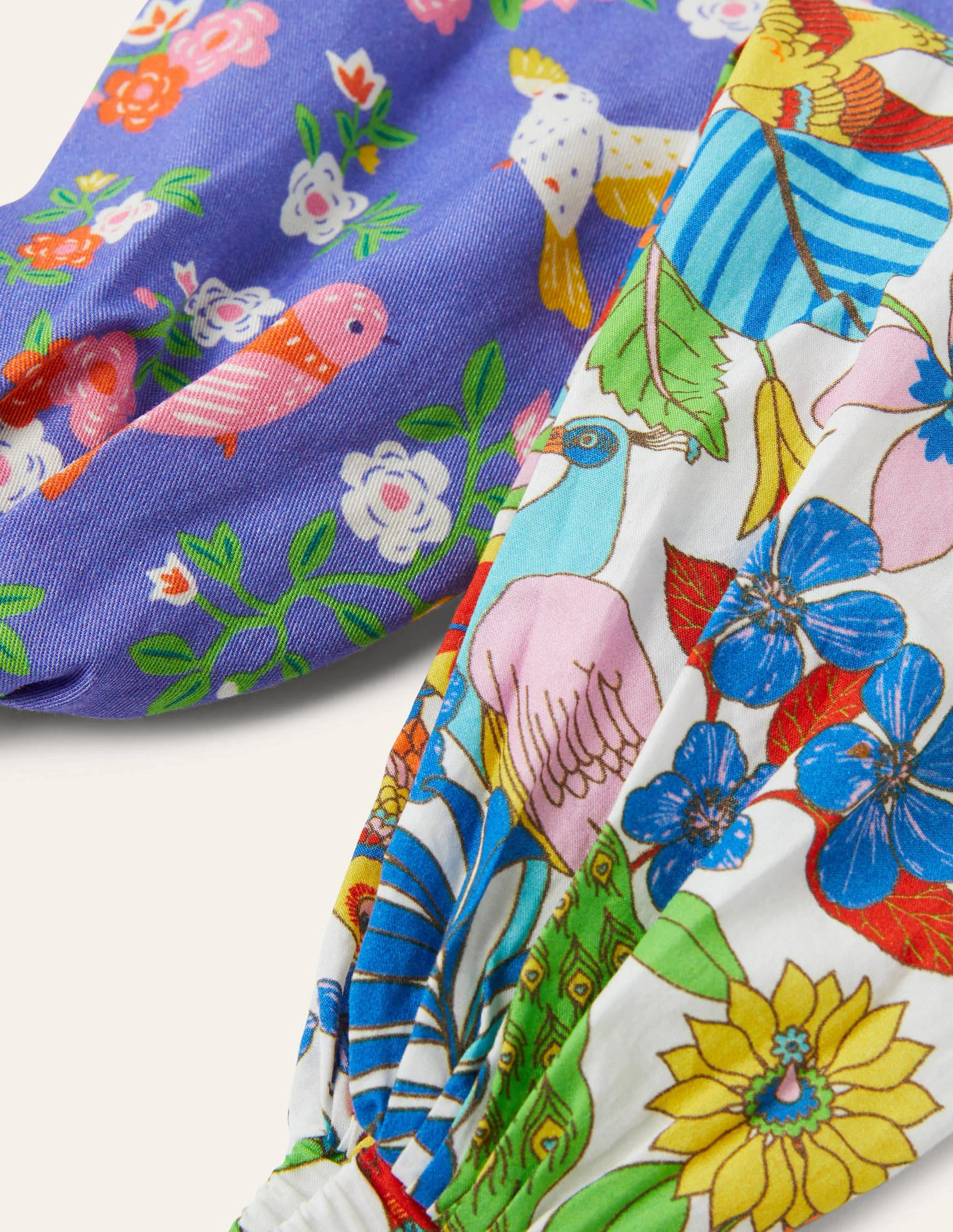 Headbands 2 Pack-Bluebell Bird/ Floral - Image 2