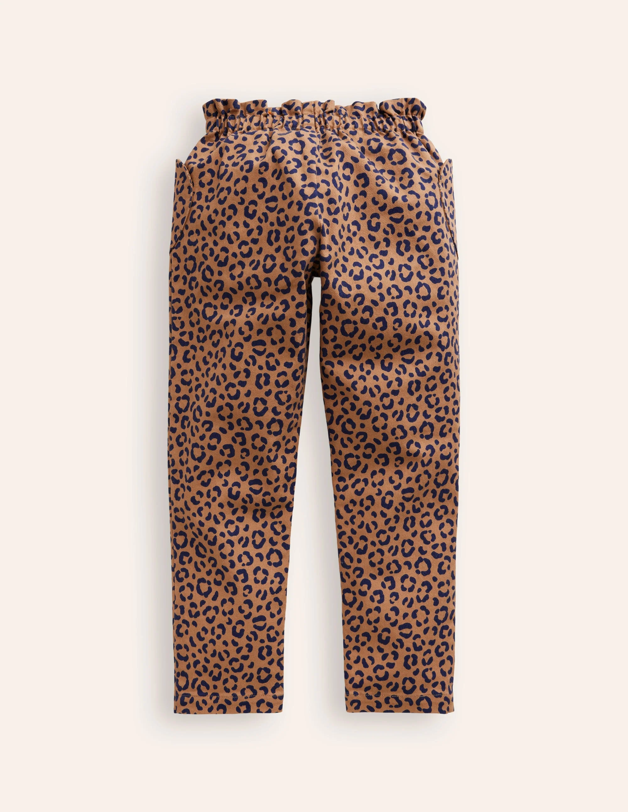 Heart Pocket Pull On Pants-Leopard - Image 6