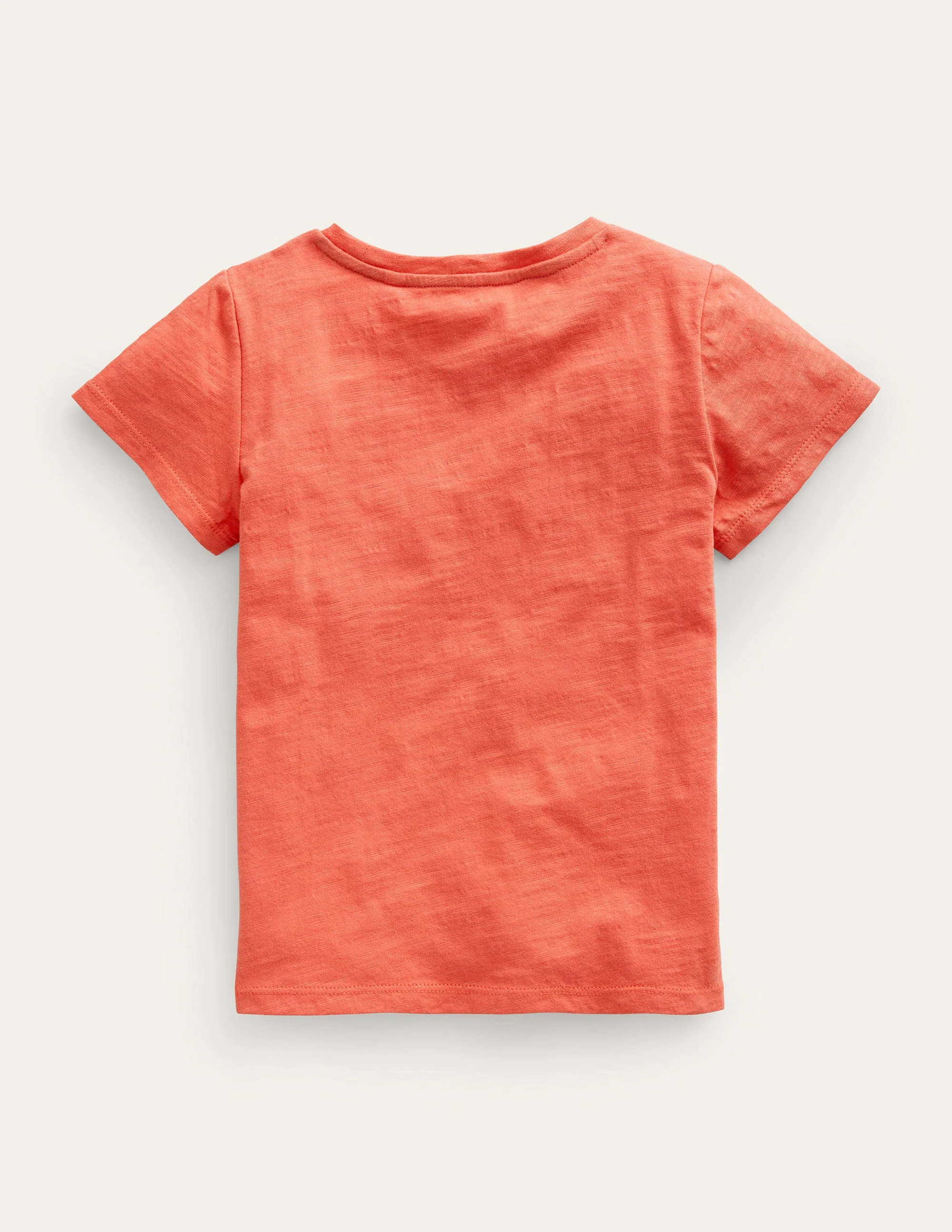 Heart Pocket T-shirt-Jam Red - Image 2