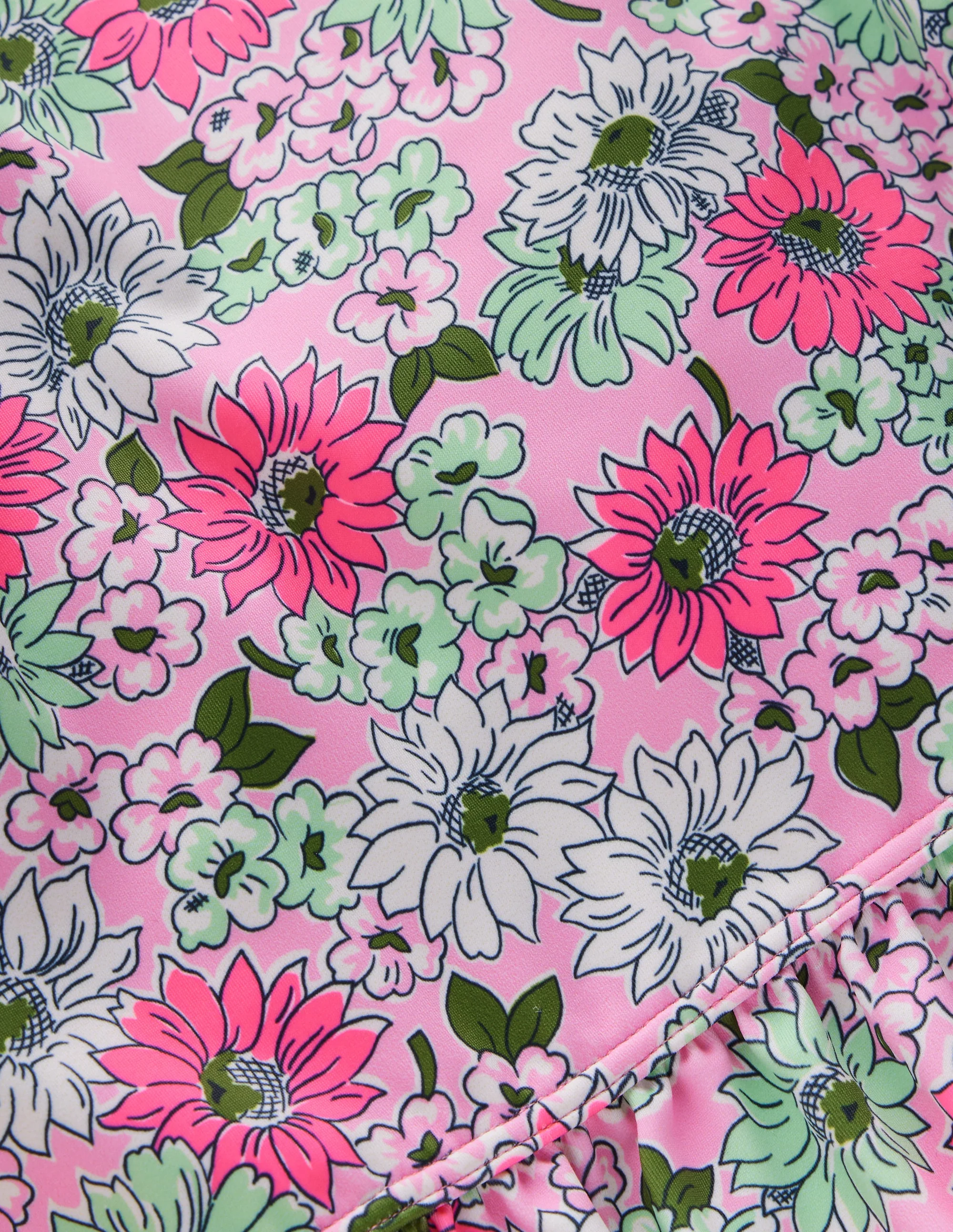 Hem Frill Rash Vest Set-Lilac Chiffon Cornflower - Image 3