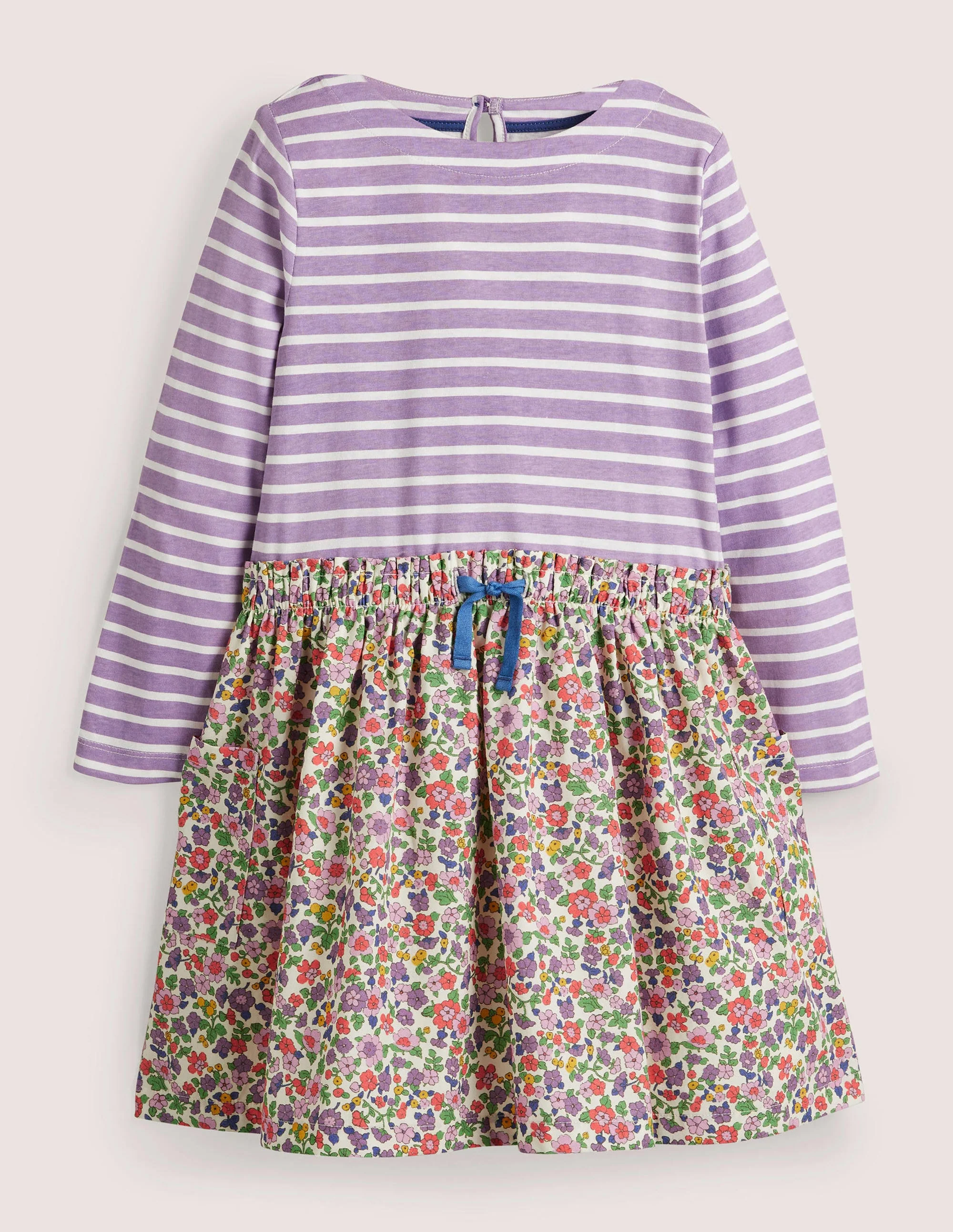 Hotchpotch Dress-Aster Purple Vintage Floral