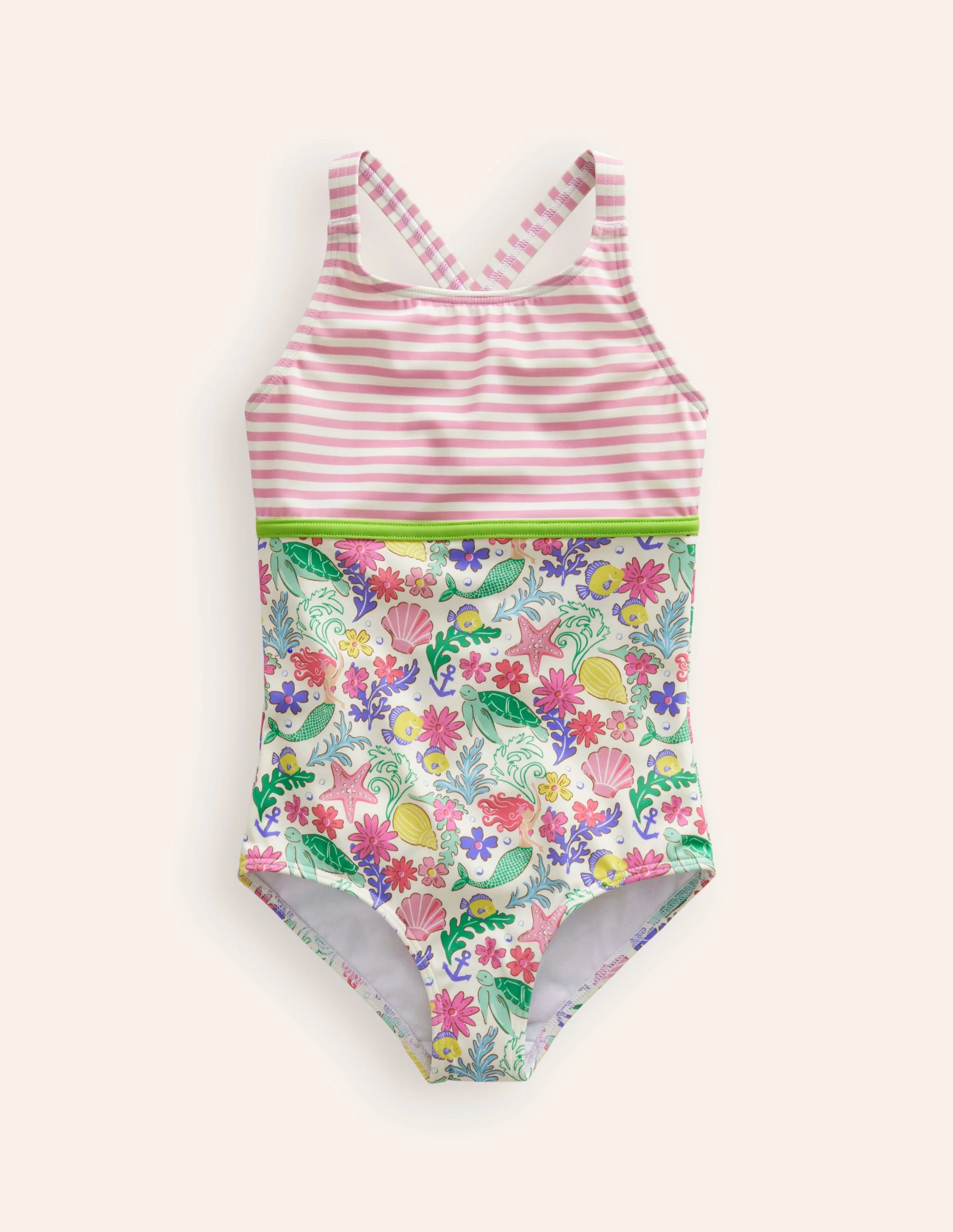 Hotchpotch Swimsuit-Multi Mermaid Ditsy