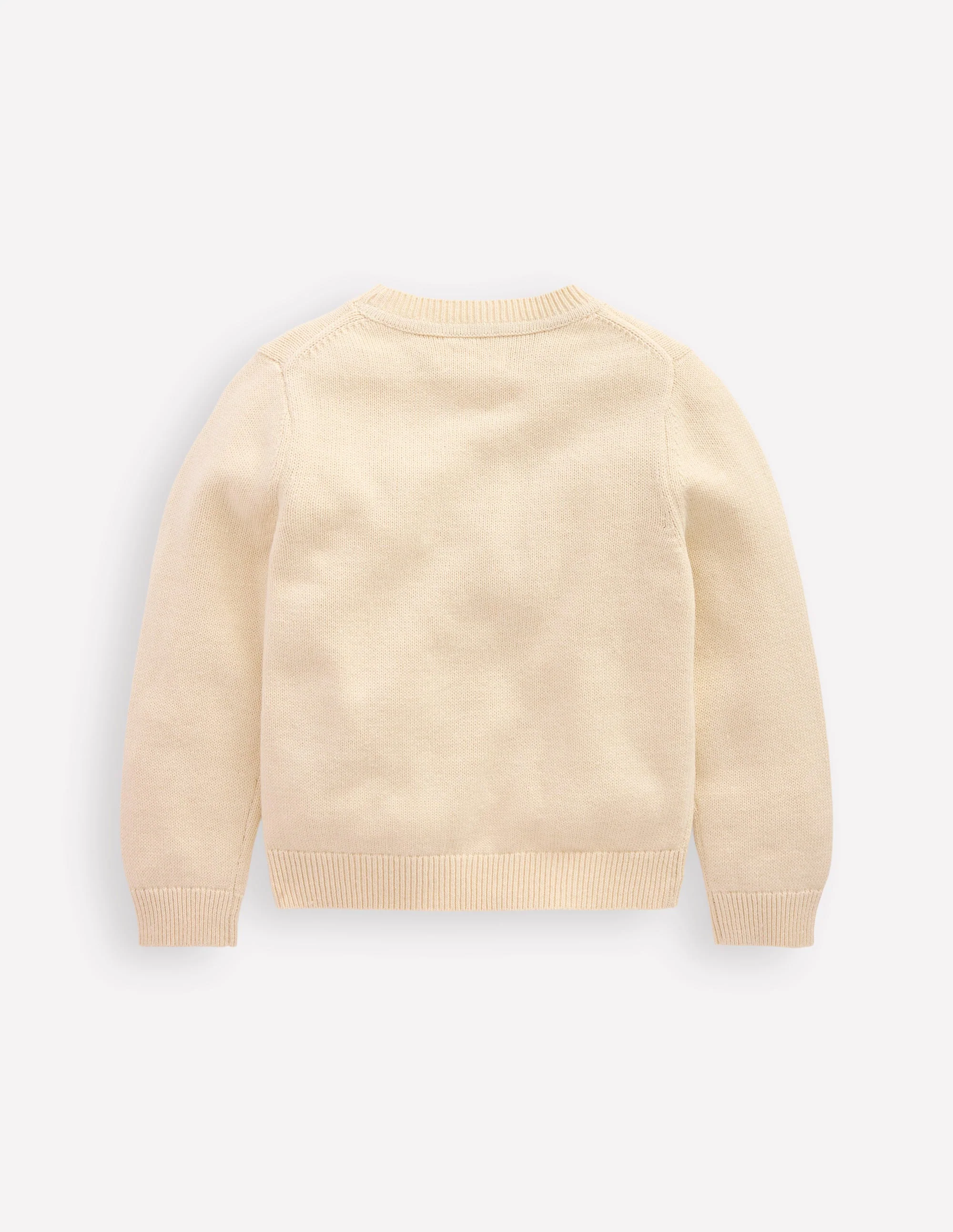 Karina Fun Crochet Sweater-Ivory Apples - Image 2