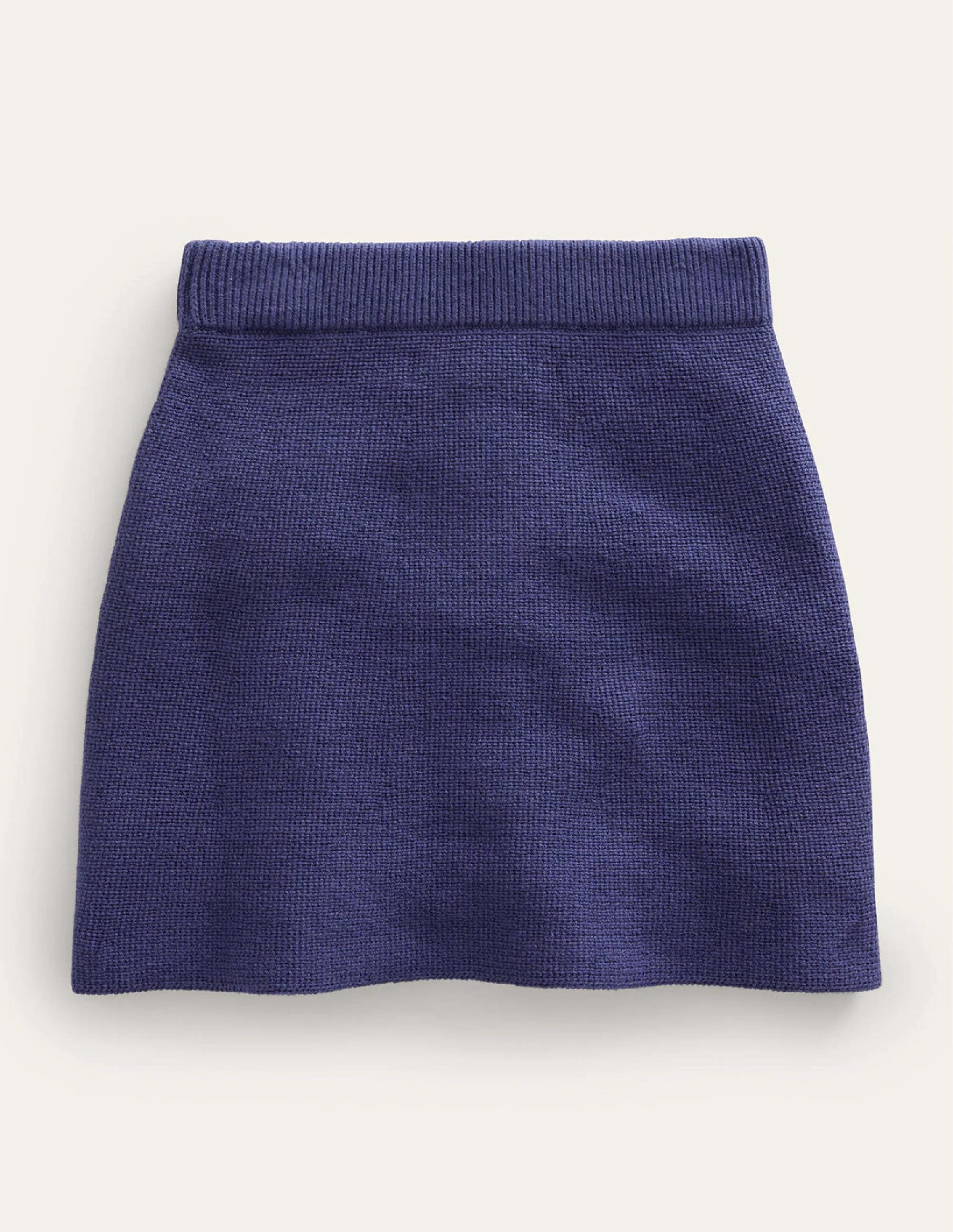 Knitted Skirt-College Navy - Image 2