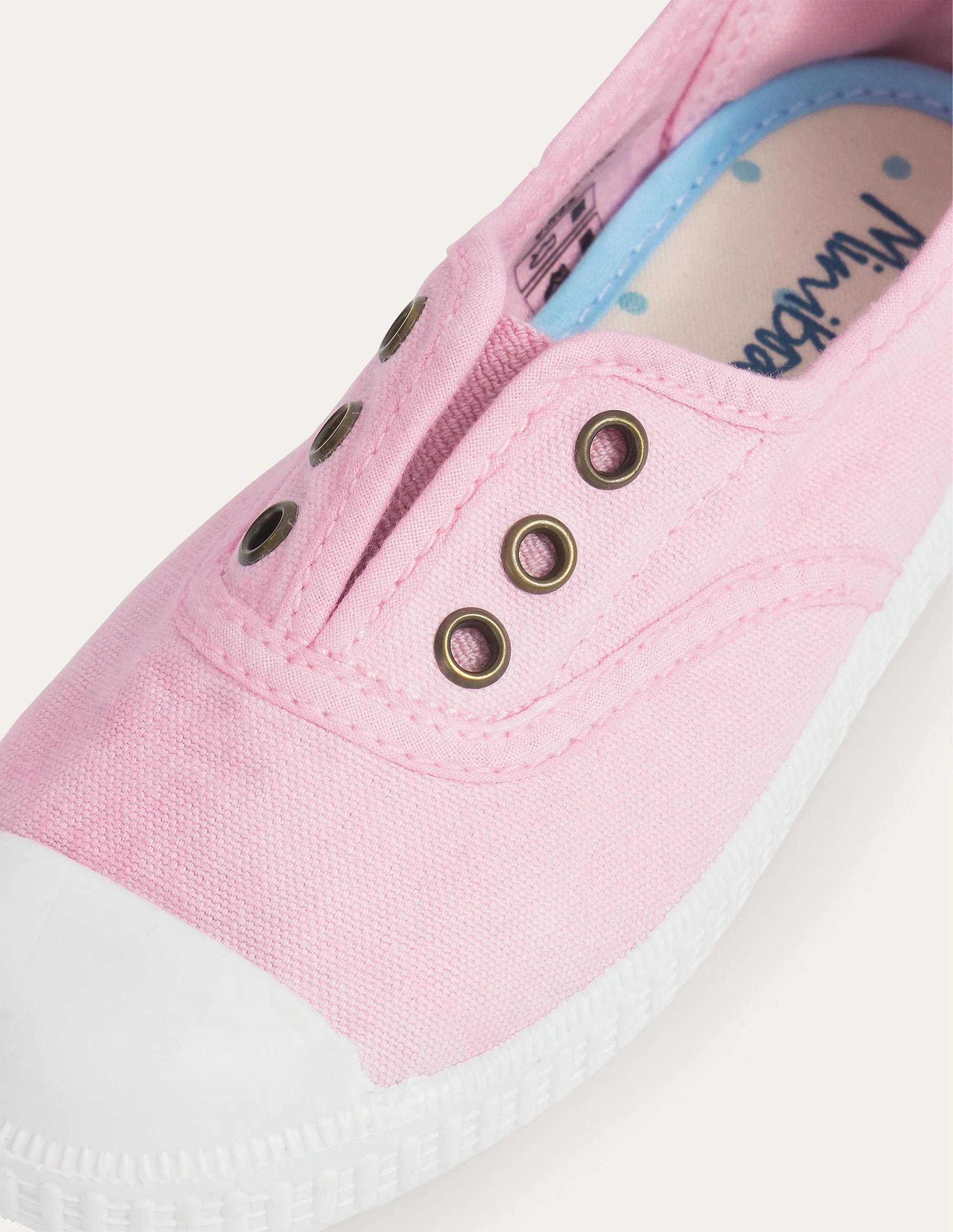 Laceless Canvas Pull-ons-Cameo Pink - Image 3