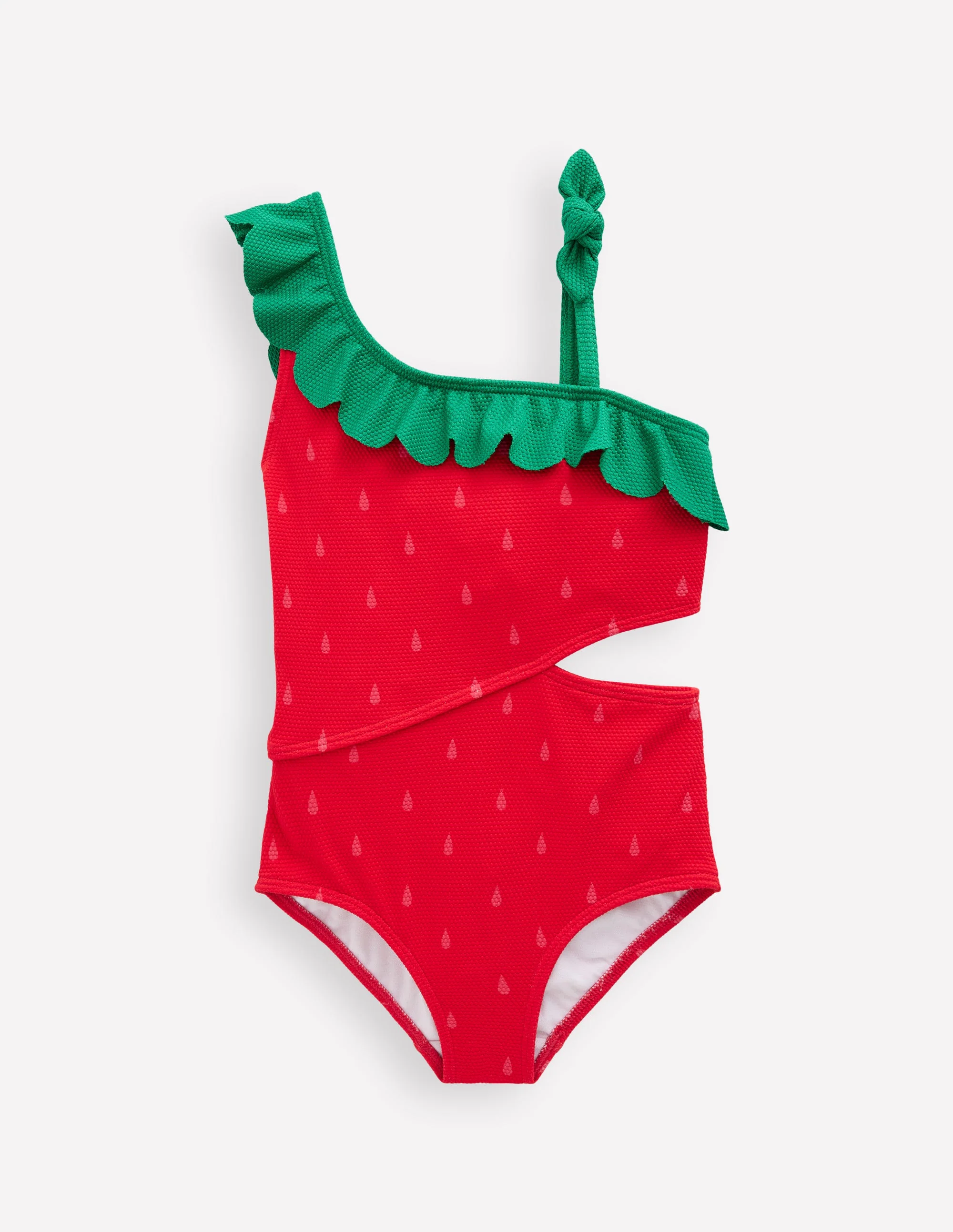 Lettice Cut Out Swimsuit-Strawberry - Image 2