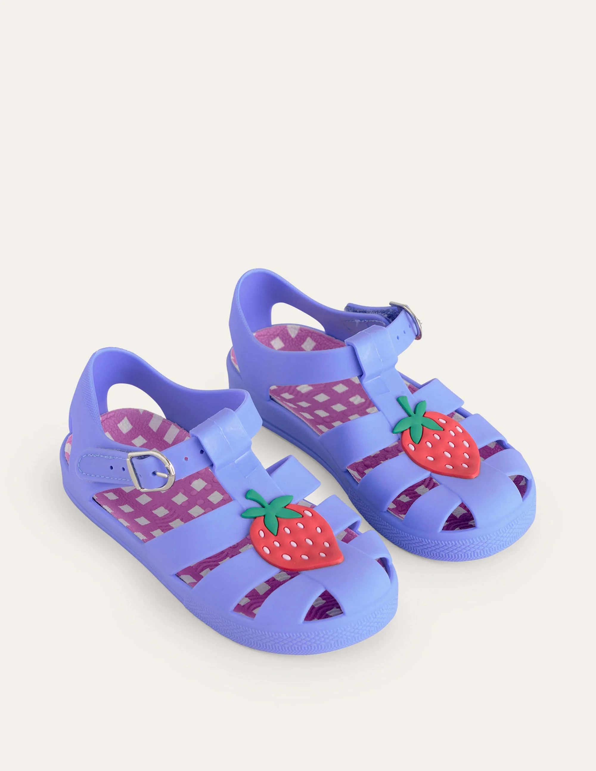 Logo Jelly Shoes-Surf Blue Strawberry - Image 2