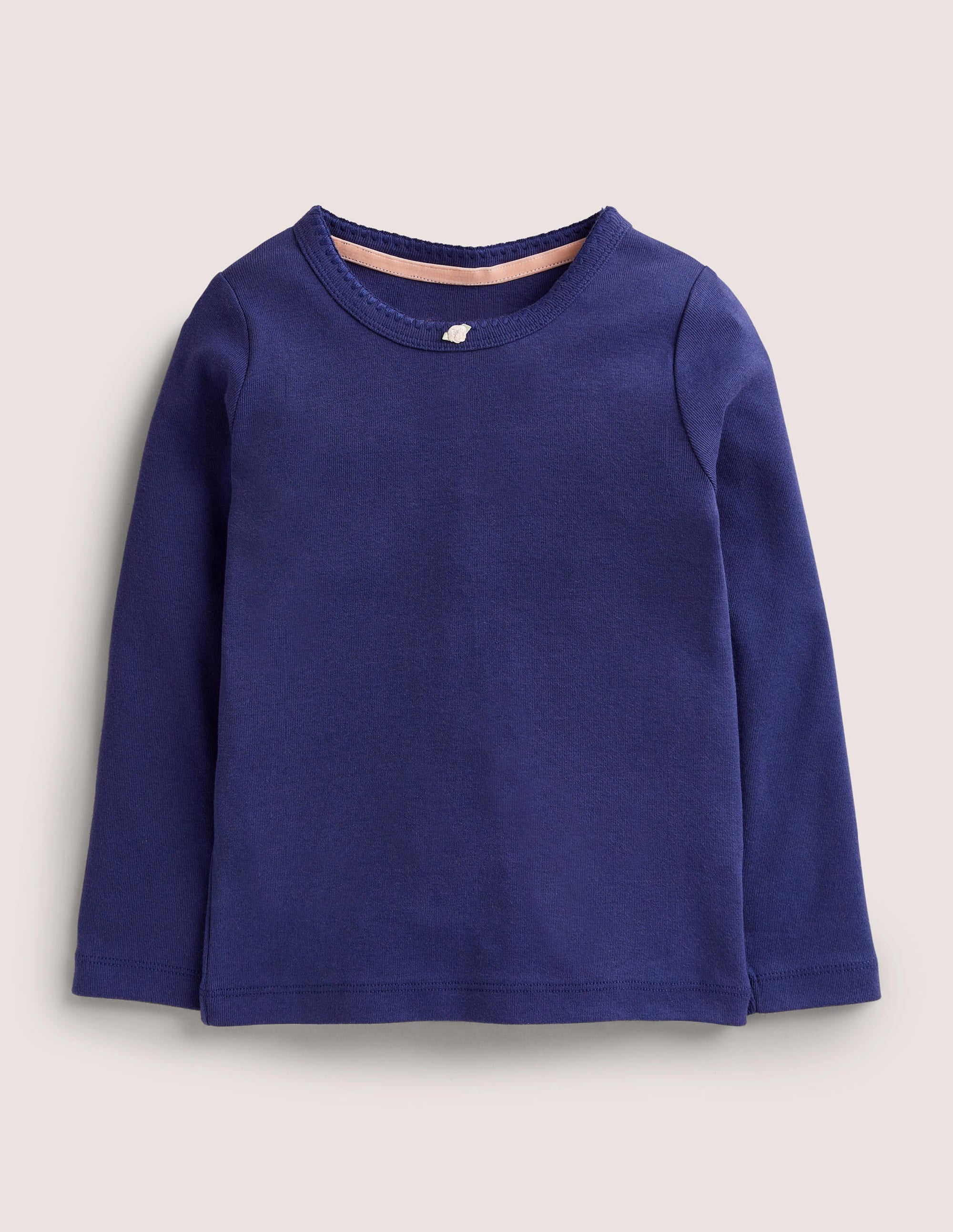 Long-sleeved Rosebud-Starboard Blue