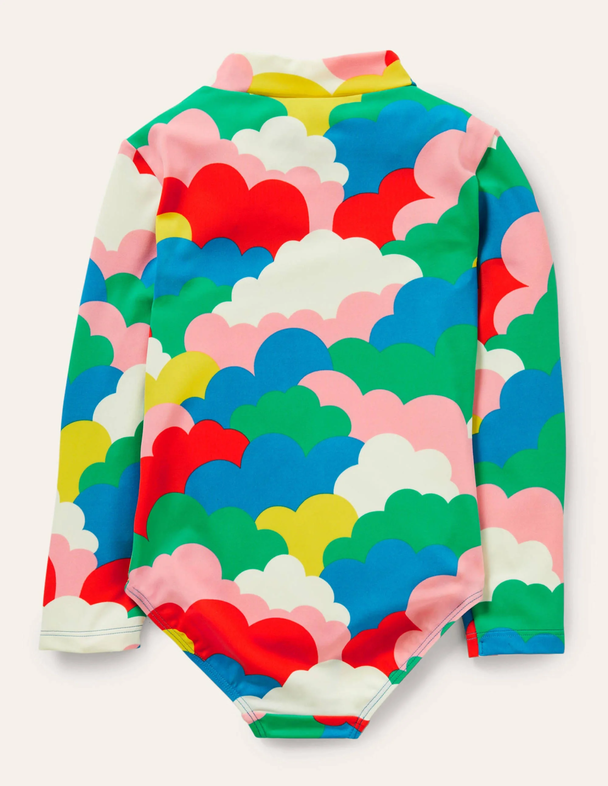 Long-sleeved Swimsuit-Multi Clouds - Image 2
