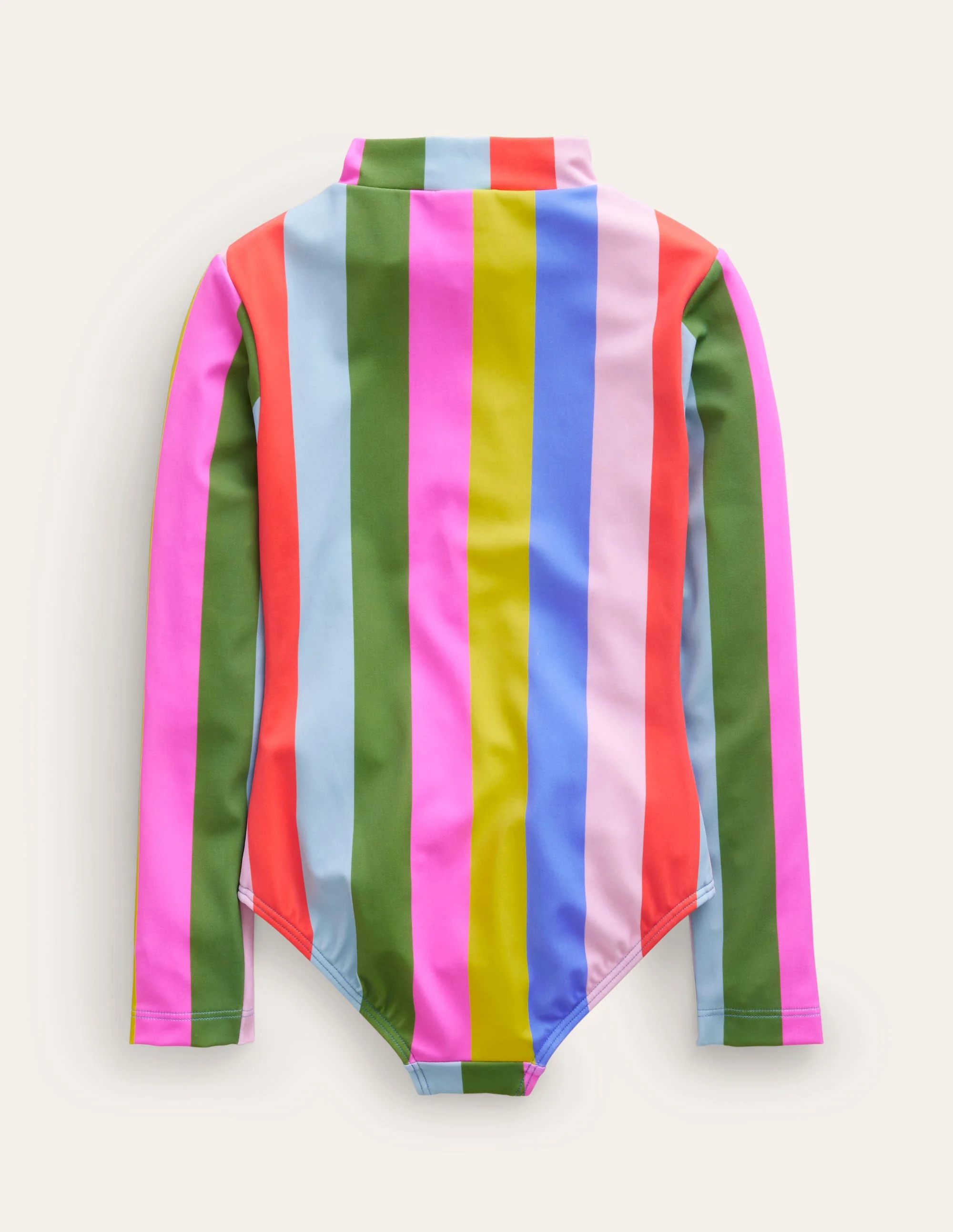 Long-sleeved Swimsuit-Multi Stripe - Image 2