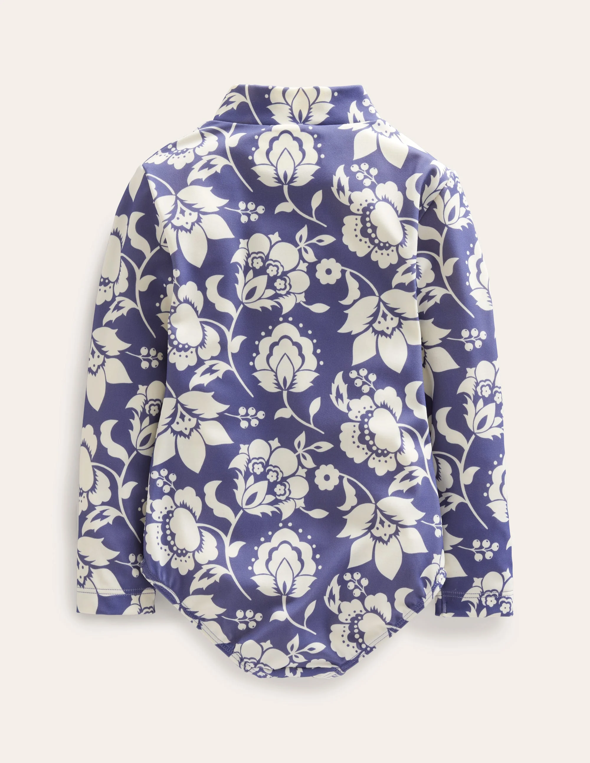 Long-sleeved Swimsuit-Soft Starboard Floral - Image 2