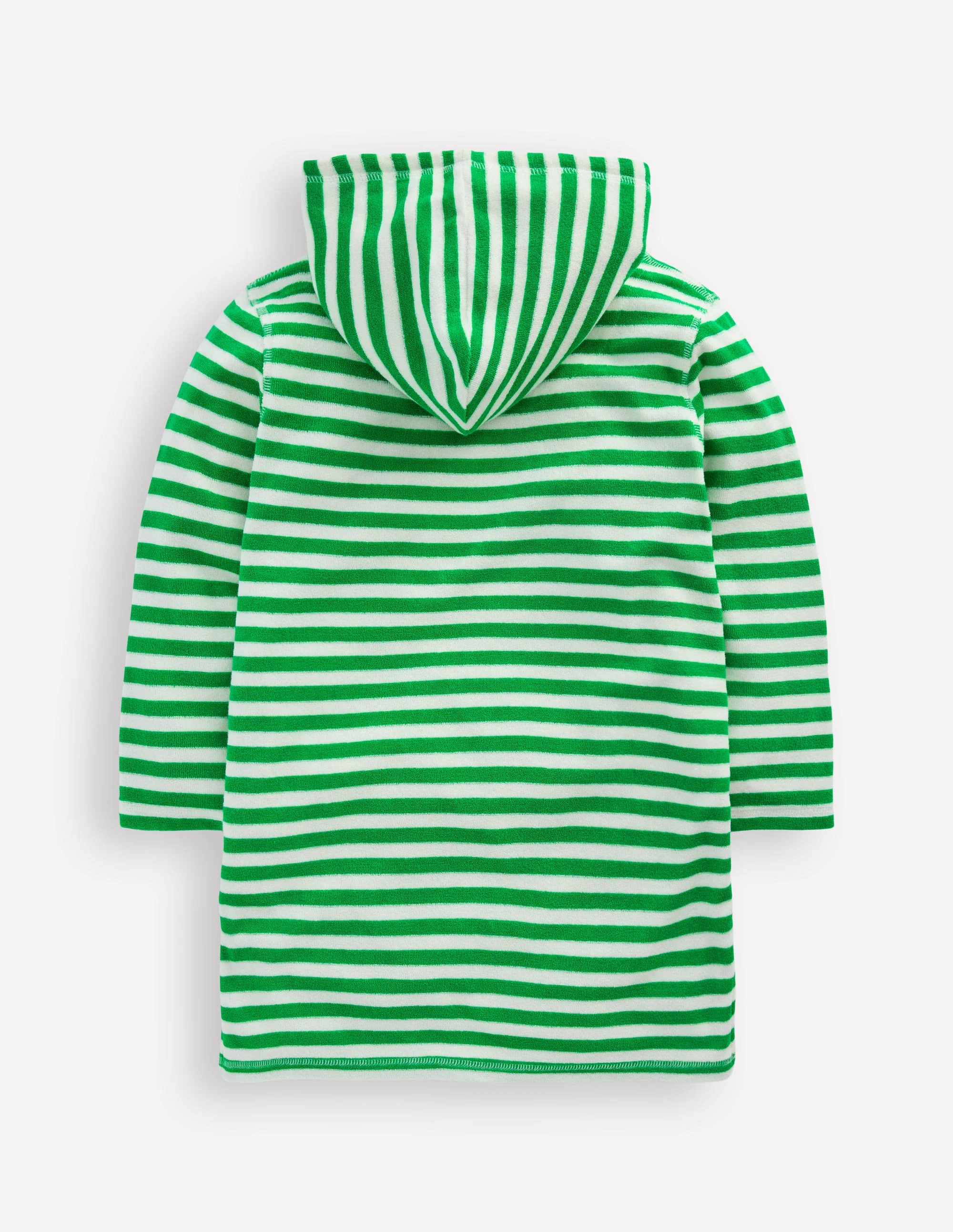 Mara Towelling Throw-On-Green Seahorse Stripe - Image 2