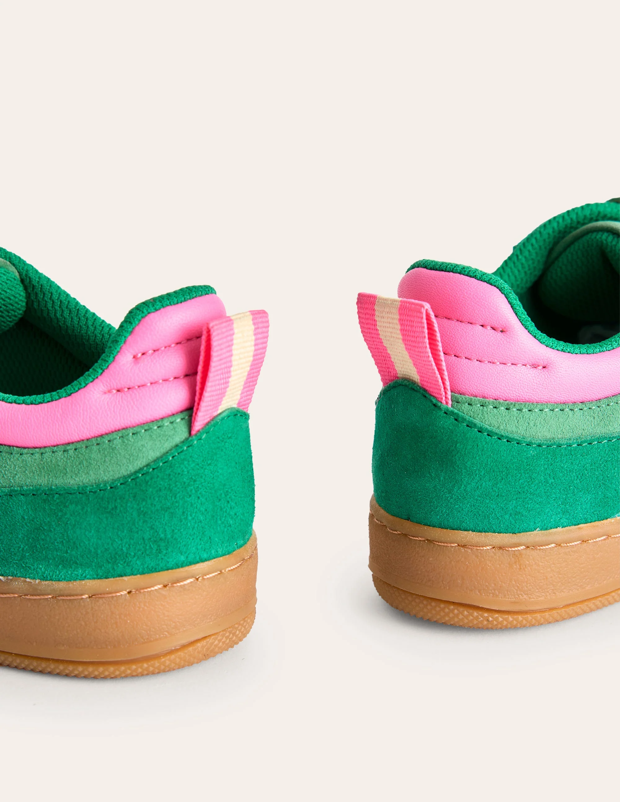 Mini Erin Trainers-Green Colourblock - Image 3