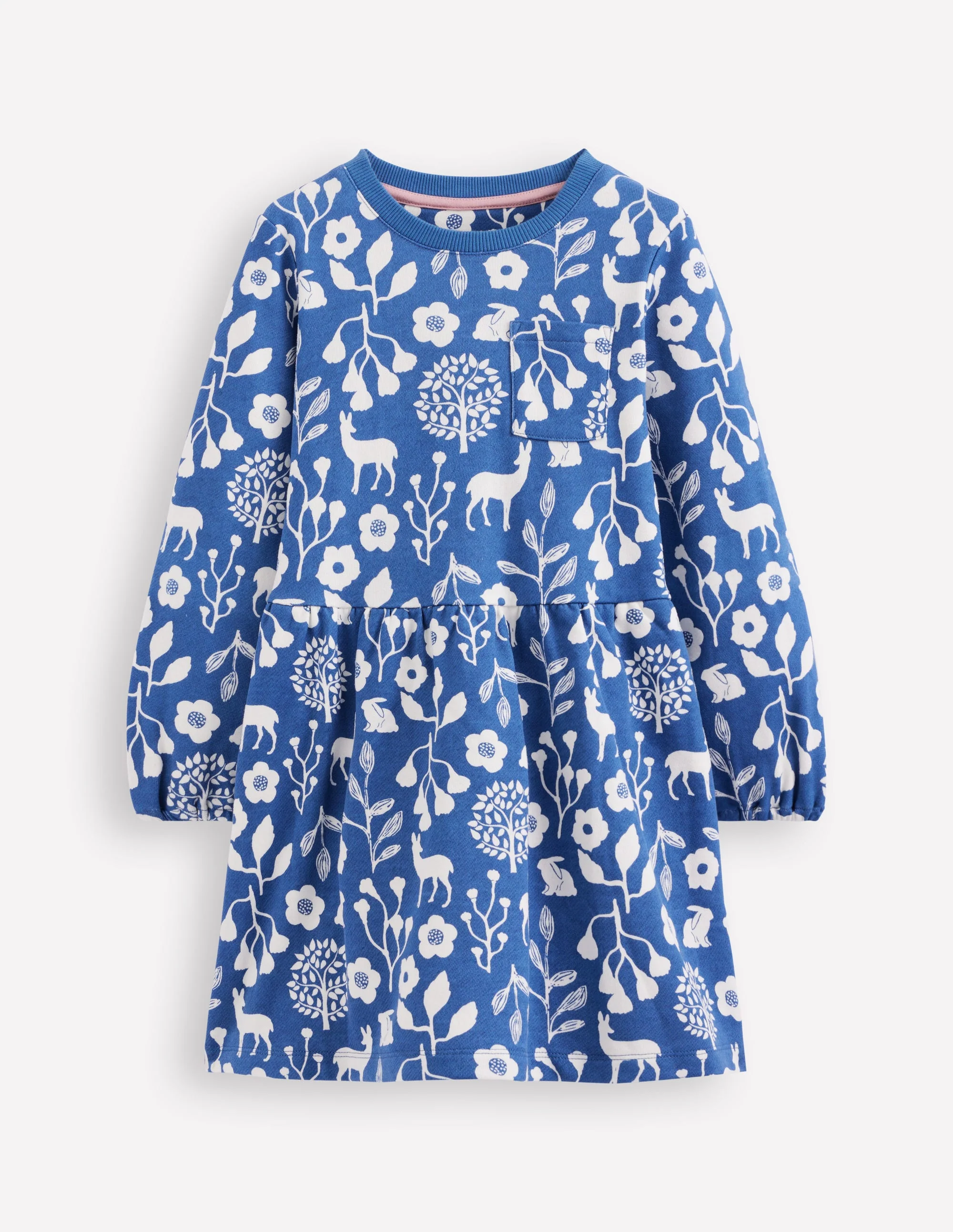 Minna Sweatshirt Dress-Woodland Floral