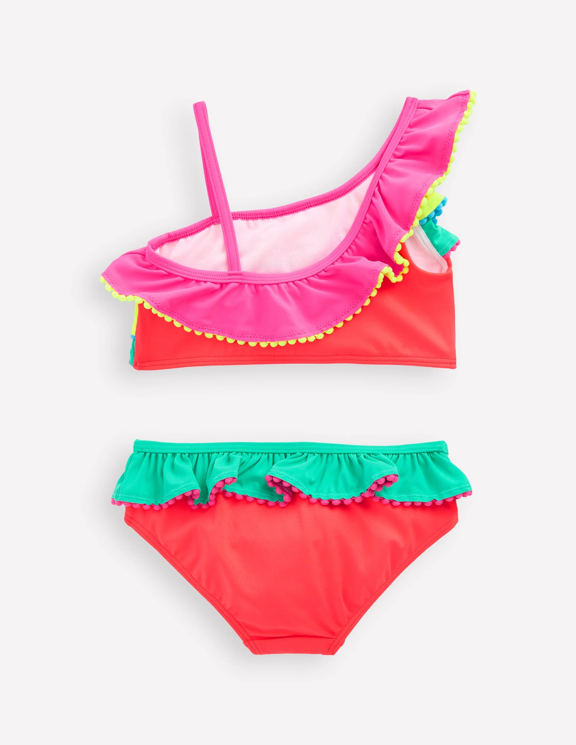 Multi Frill Bikini-Colourblock - Image 2