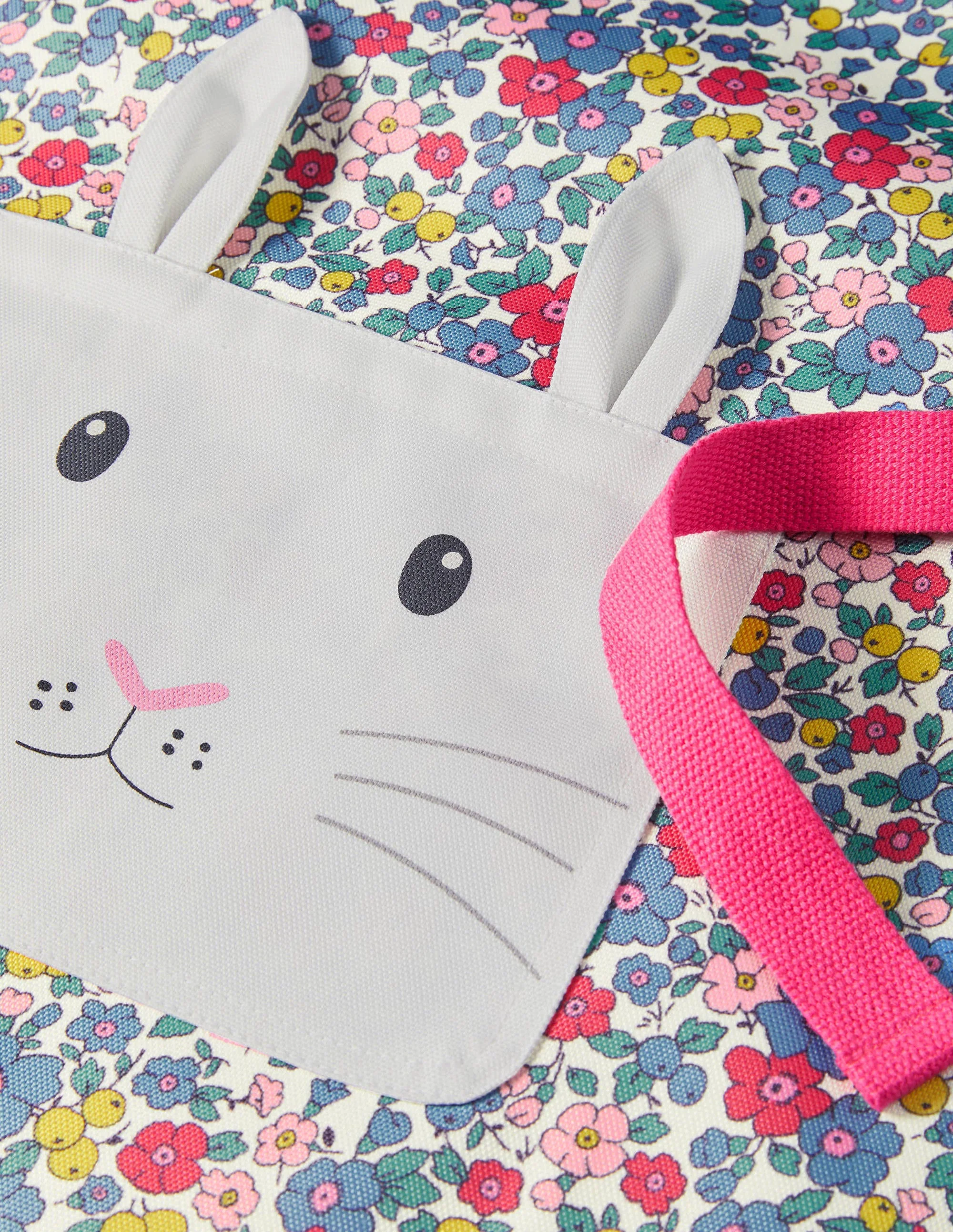 Novelty Apron-Multi Floral Bunny - Image 2