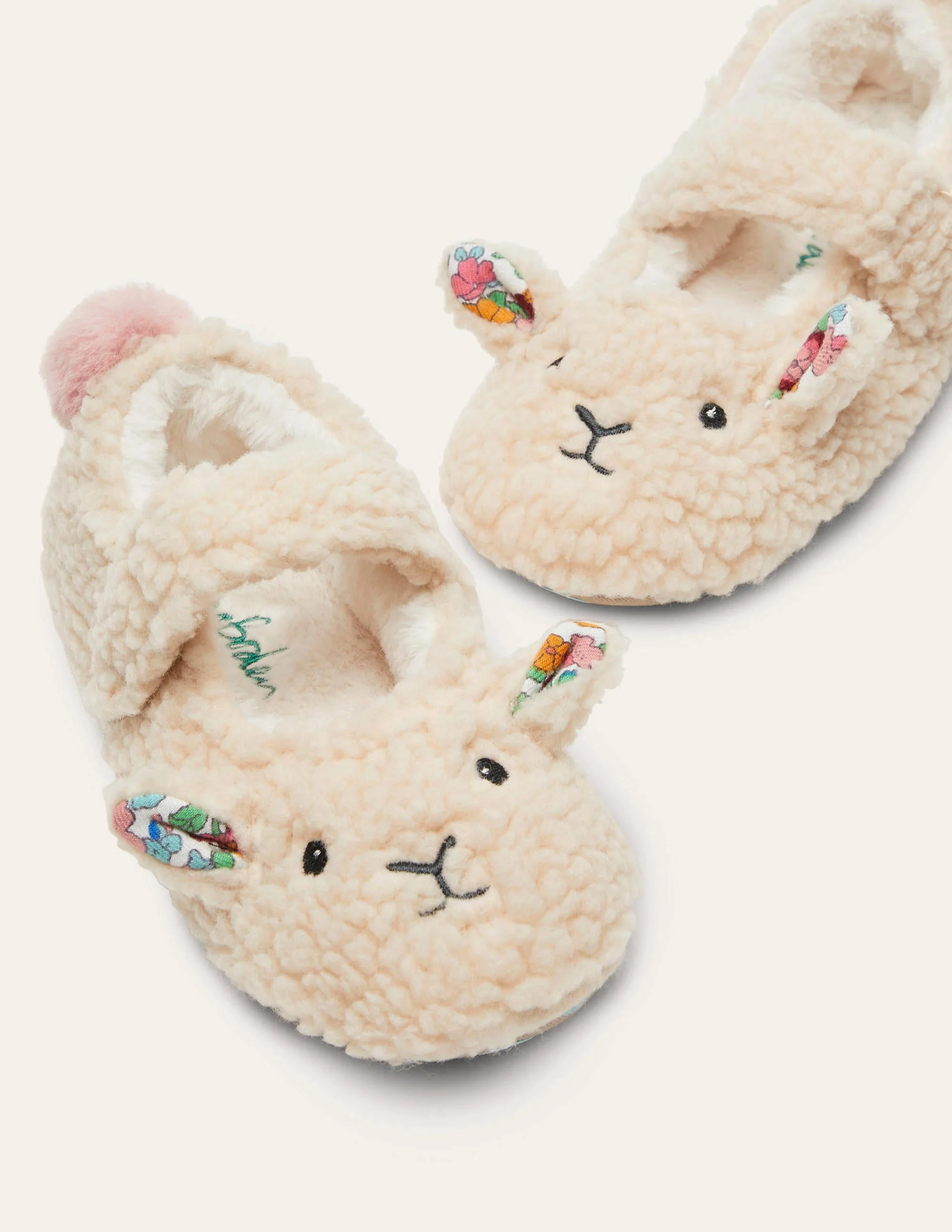 Novelty Slippers-Oatmeal Sheep