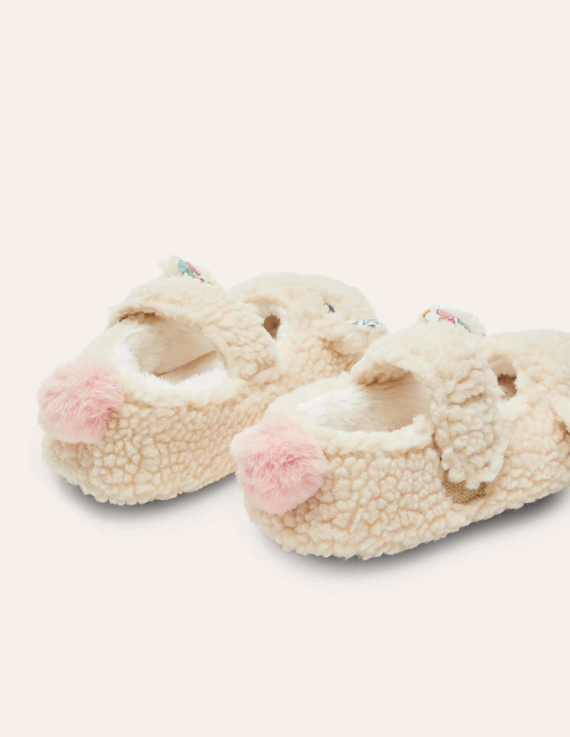 Novelty Slippers-Oatmeal Sheep - Image 3