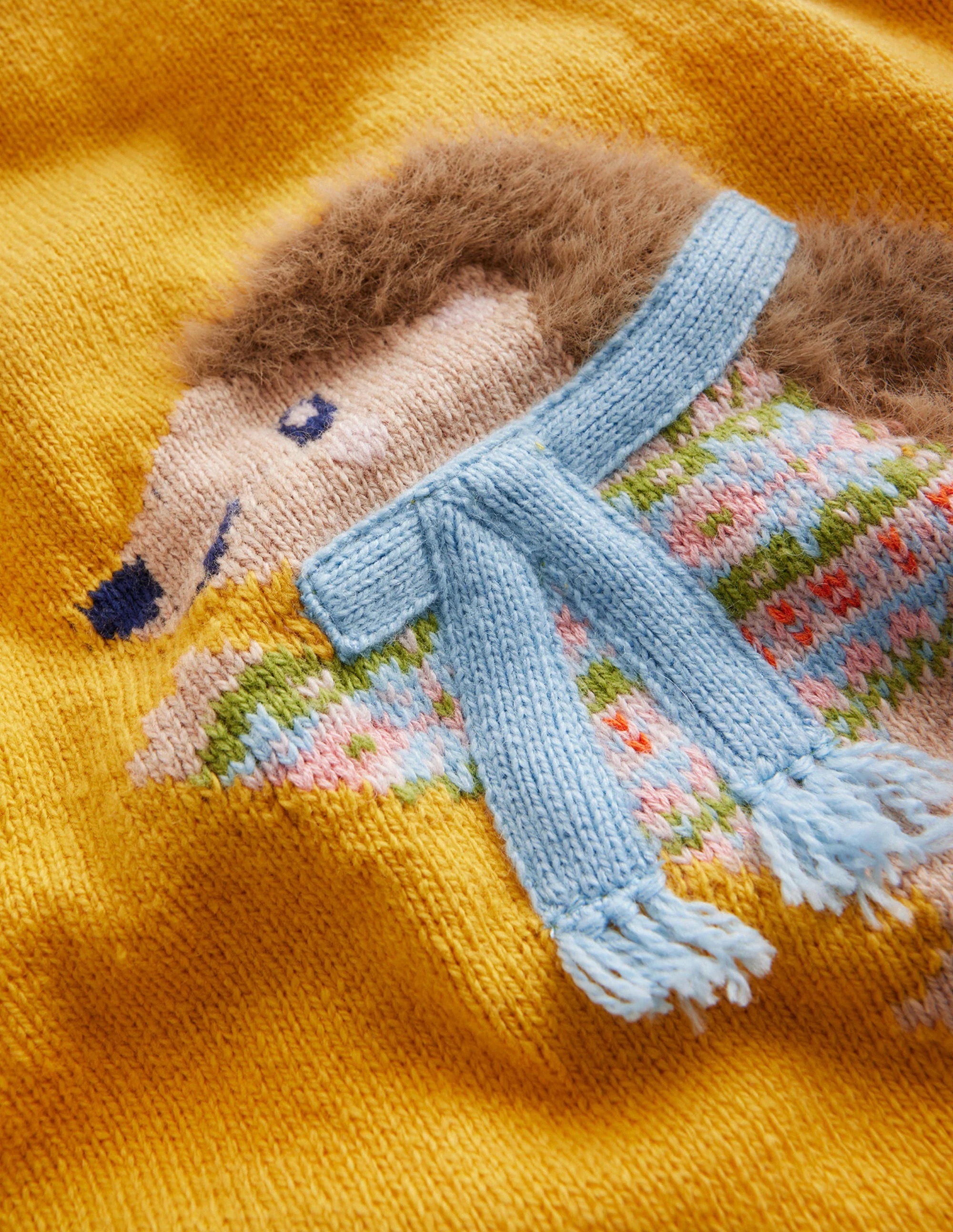 Novelty Sweater-Spicy Mustard Hedgehog - Image 3
