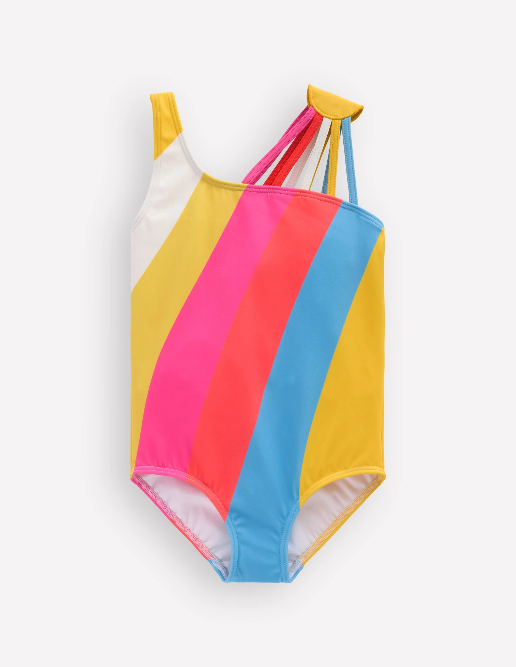 One Shoulder Ray Swimsuit-Rainbow - Image 5