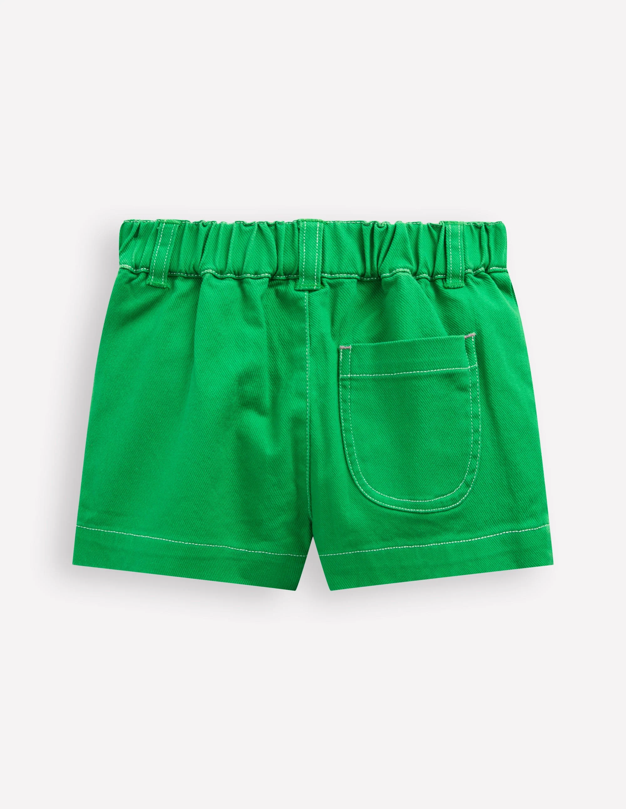 Patch Pocket Shorts-Green - Image 2