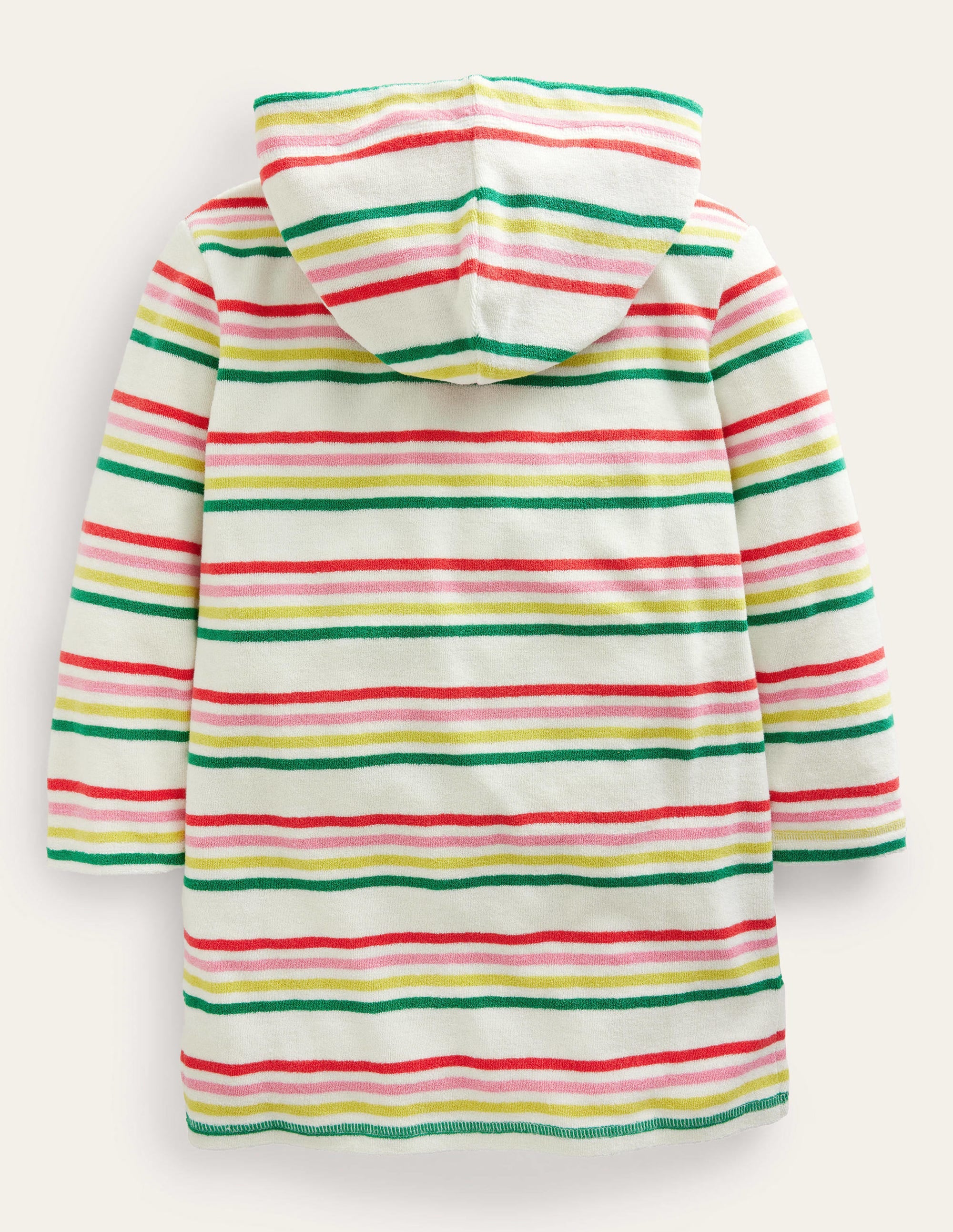Pattern Towelling Beach Dress-Multi Stripe - Image 2