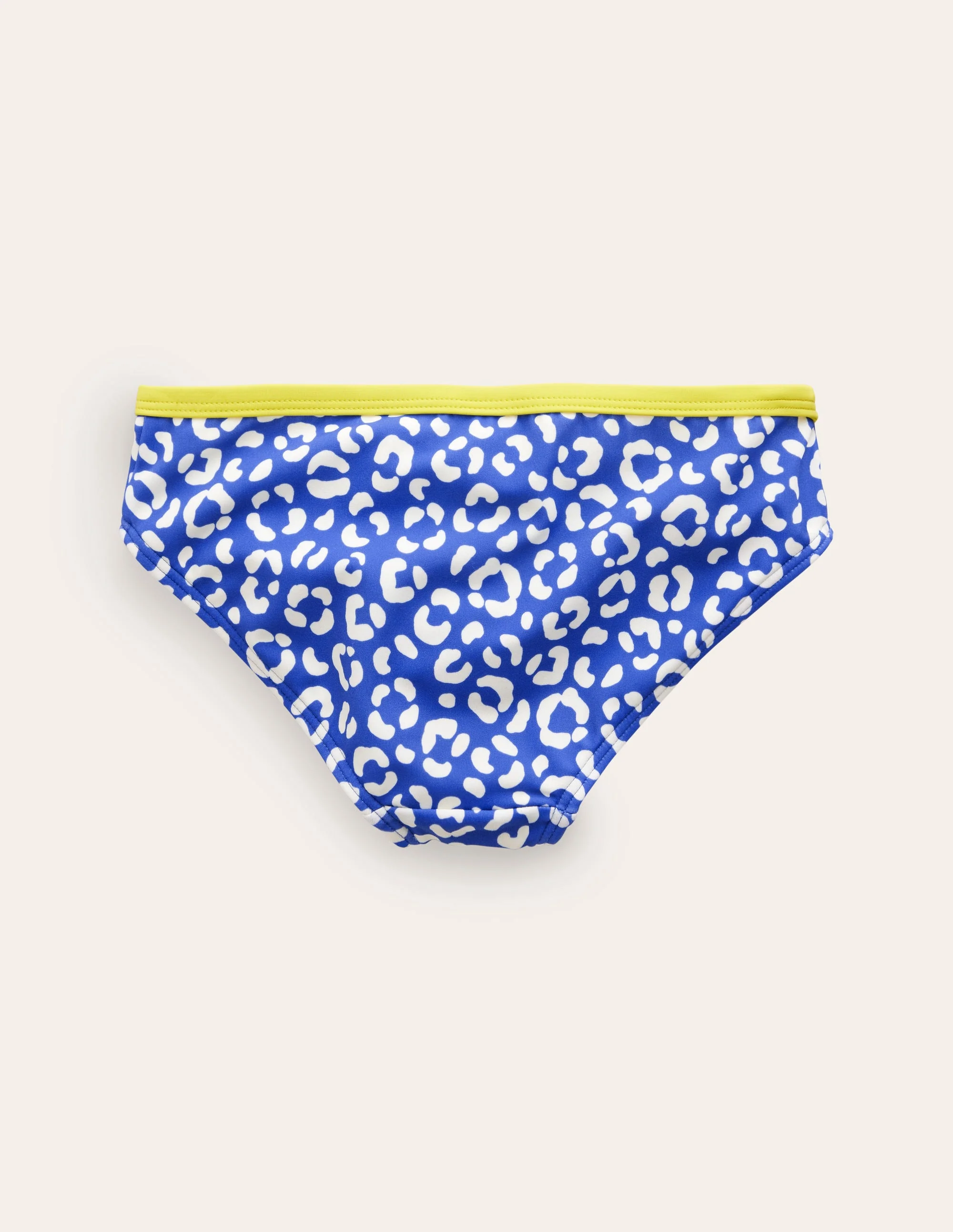 Patterned Bikini Bottoms-Blue Leopard - Image 2
