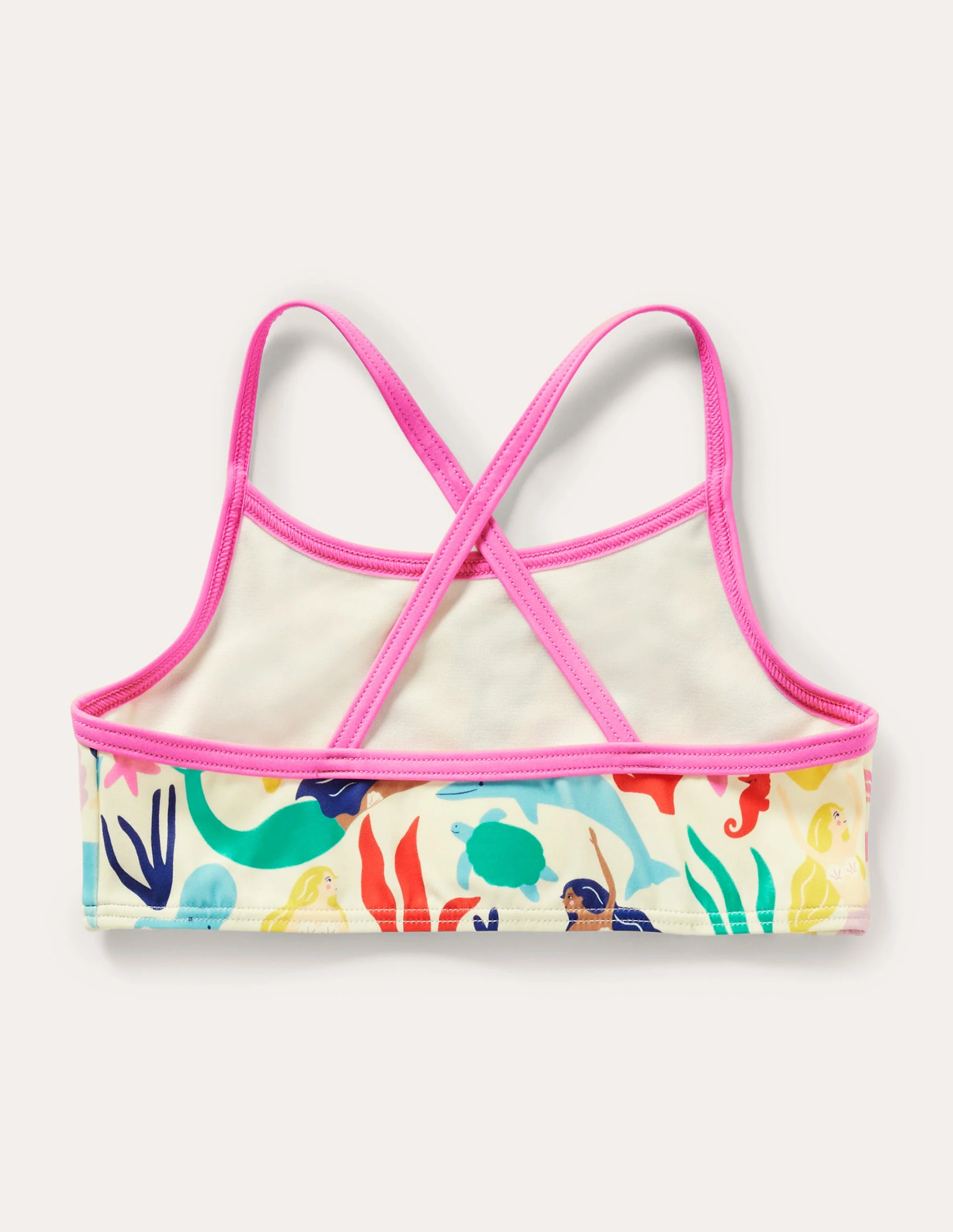 Patterned Bikini Top-Multi Mermaids - Image 2