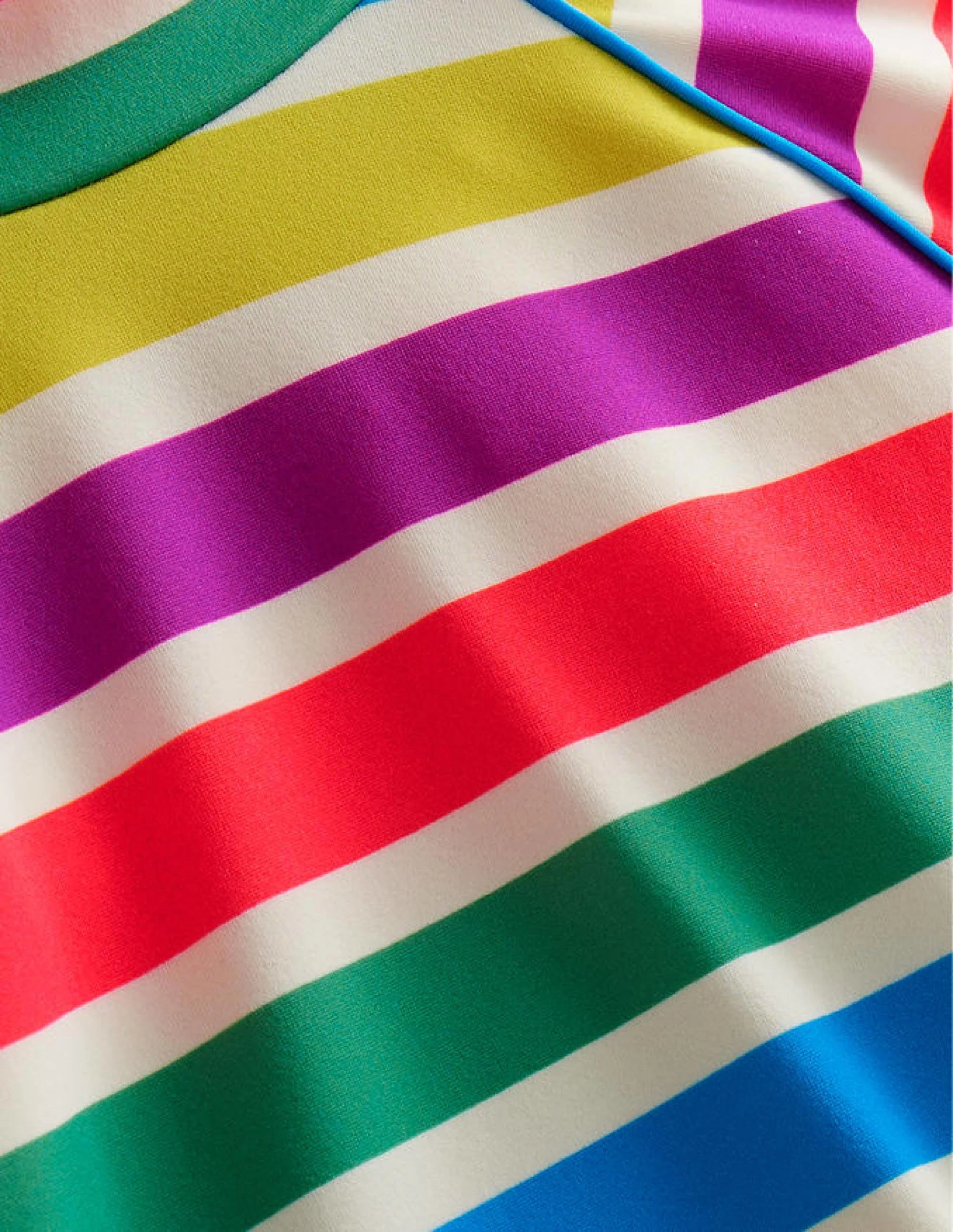 Patterned Rash Guard-Day Tripping Stripe - Image 3