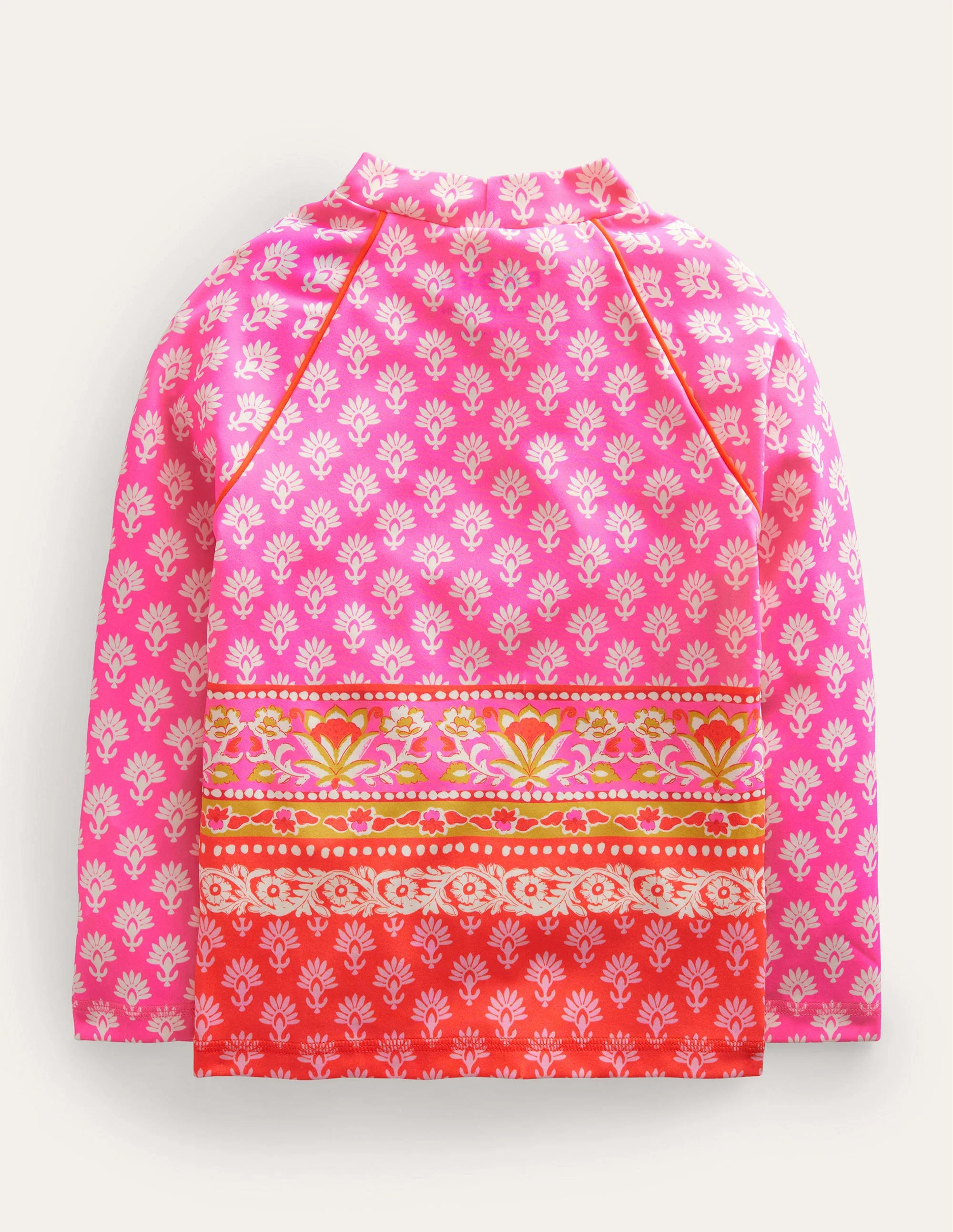 Patterned Rash Guard-Firework Woodblock - Image 2