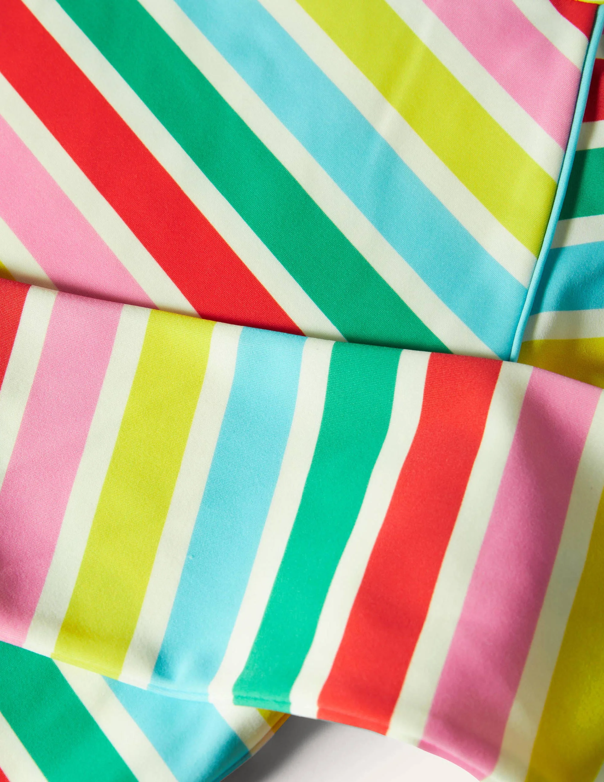 Patterned Rash Guard-Ivory/Multi Rainbow - Image 3