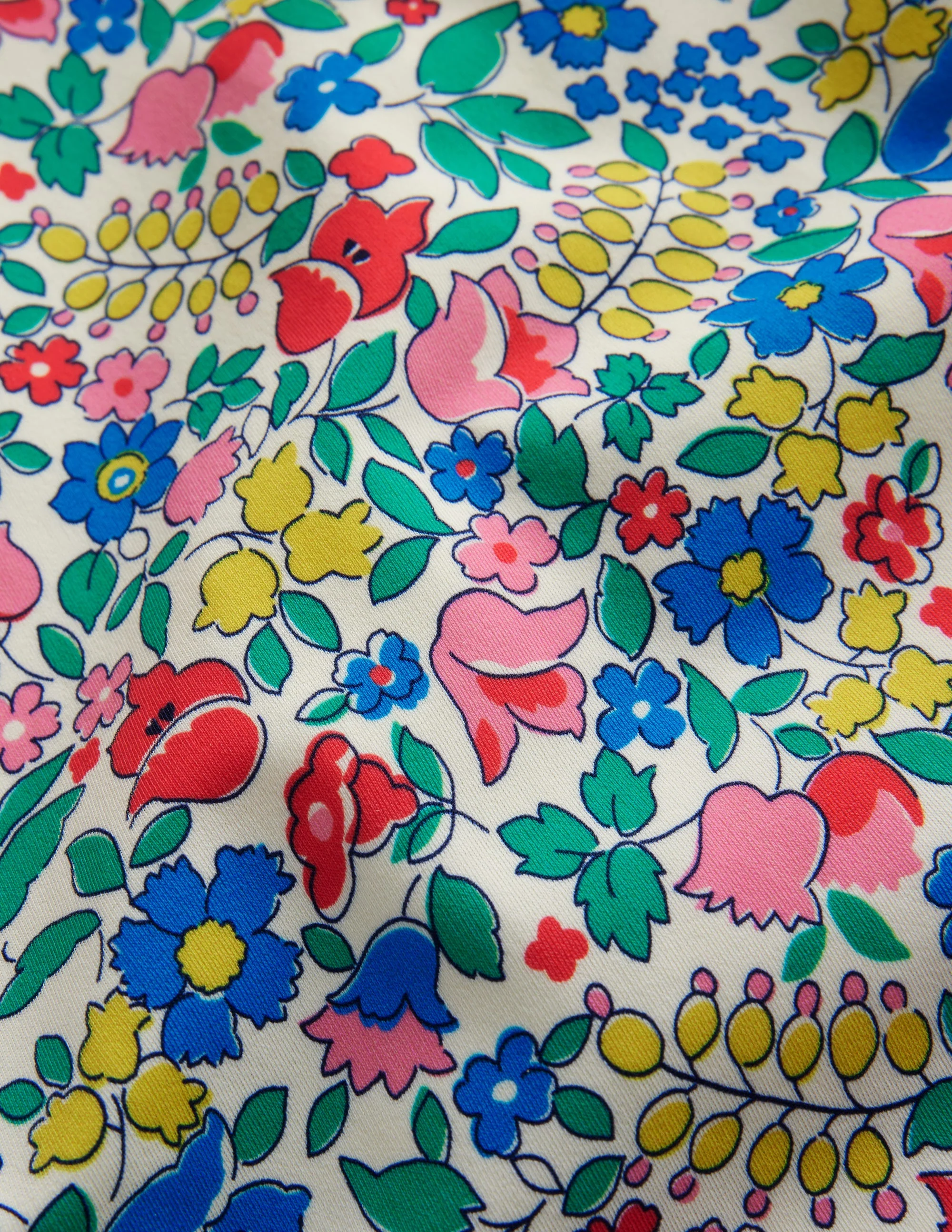 Patterned Rash Guard-Multi Flowerbed - Image 3