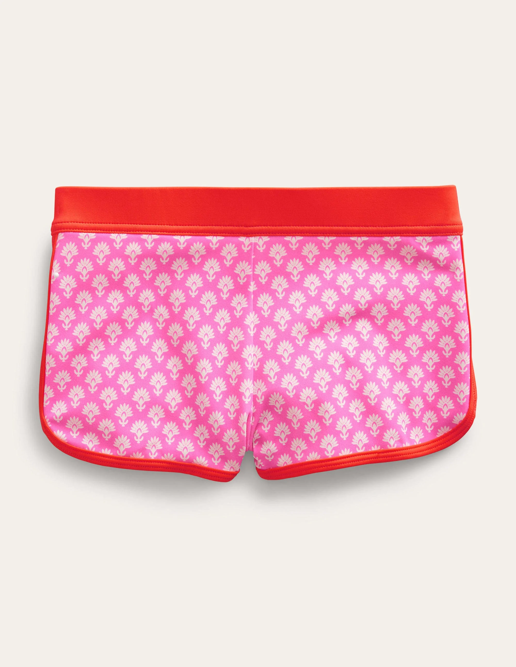 Patterned Swim Shorts-Firework Woodblock