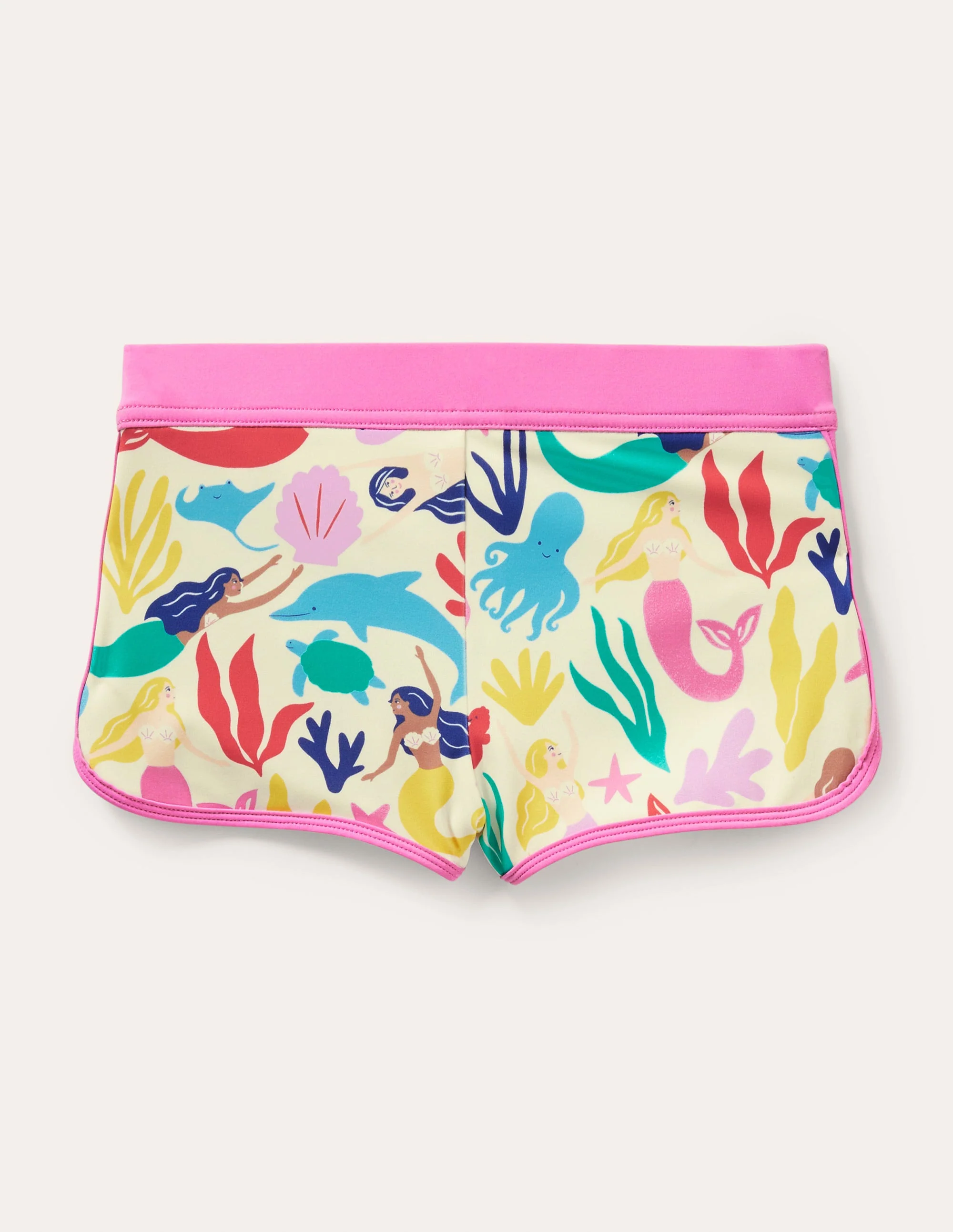 Patterned Swim Shorts-Multi Mermaids - Image 2