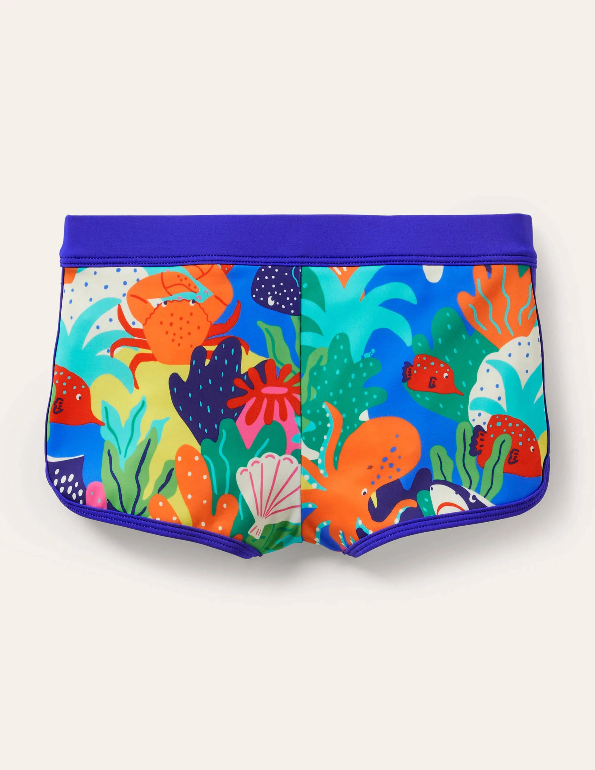 Patterned Swim Shorts-Multi Rainbow Reef - Image 2