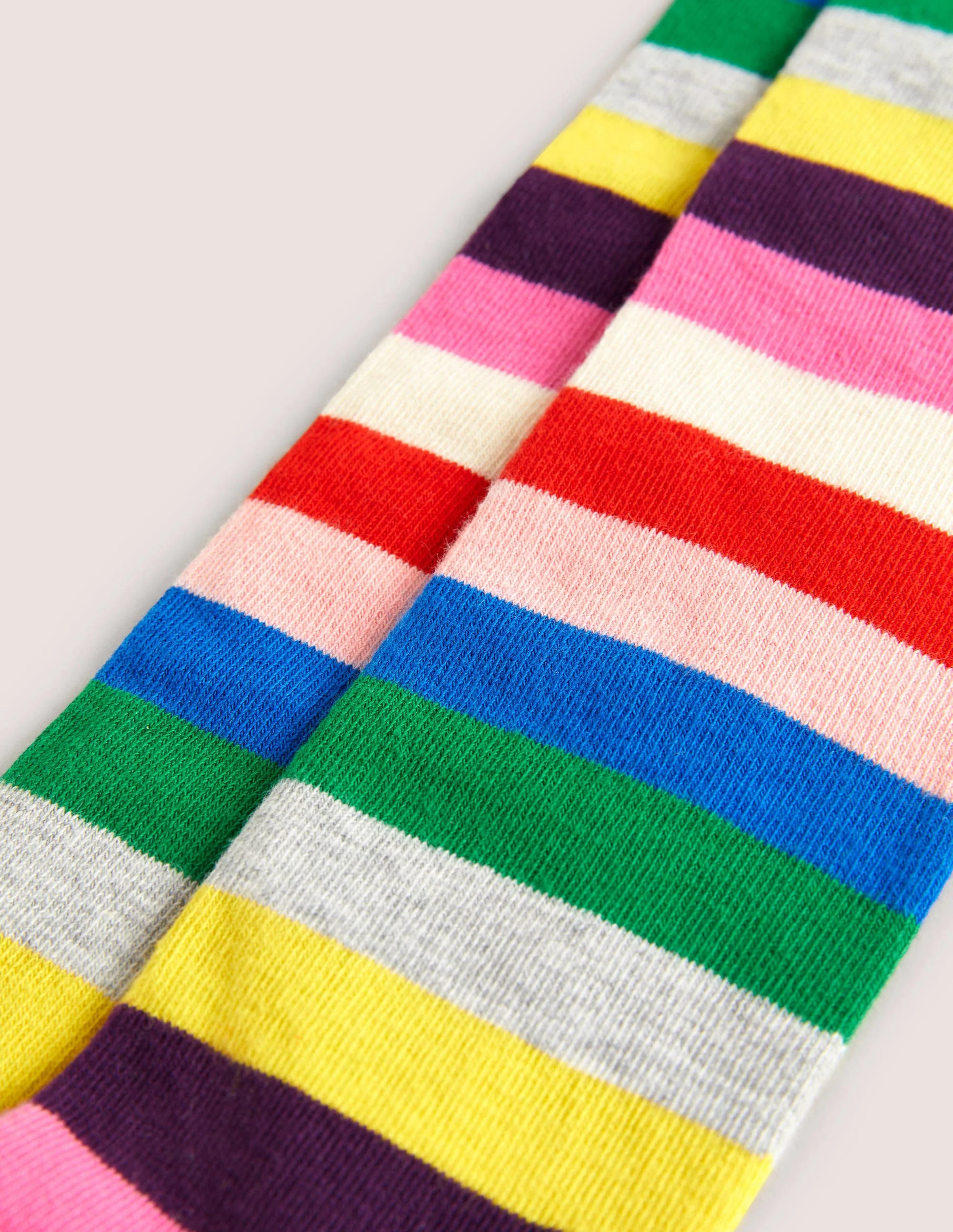 Patterned Tights-Rainbow Stripes - Image 2