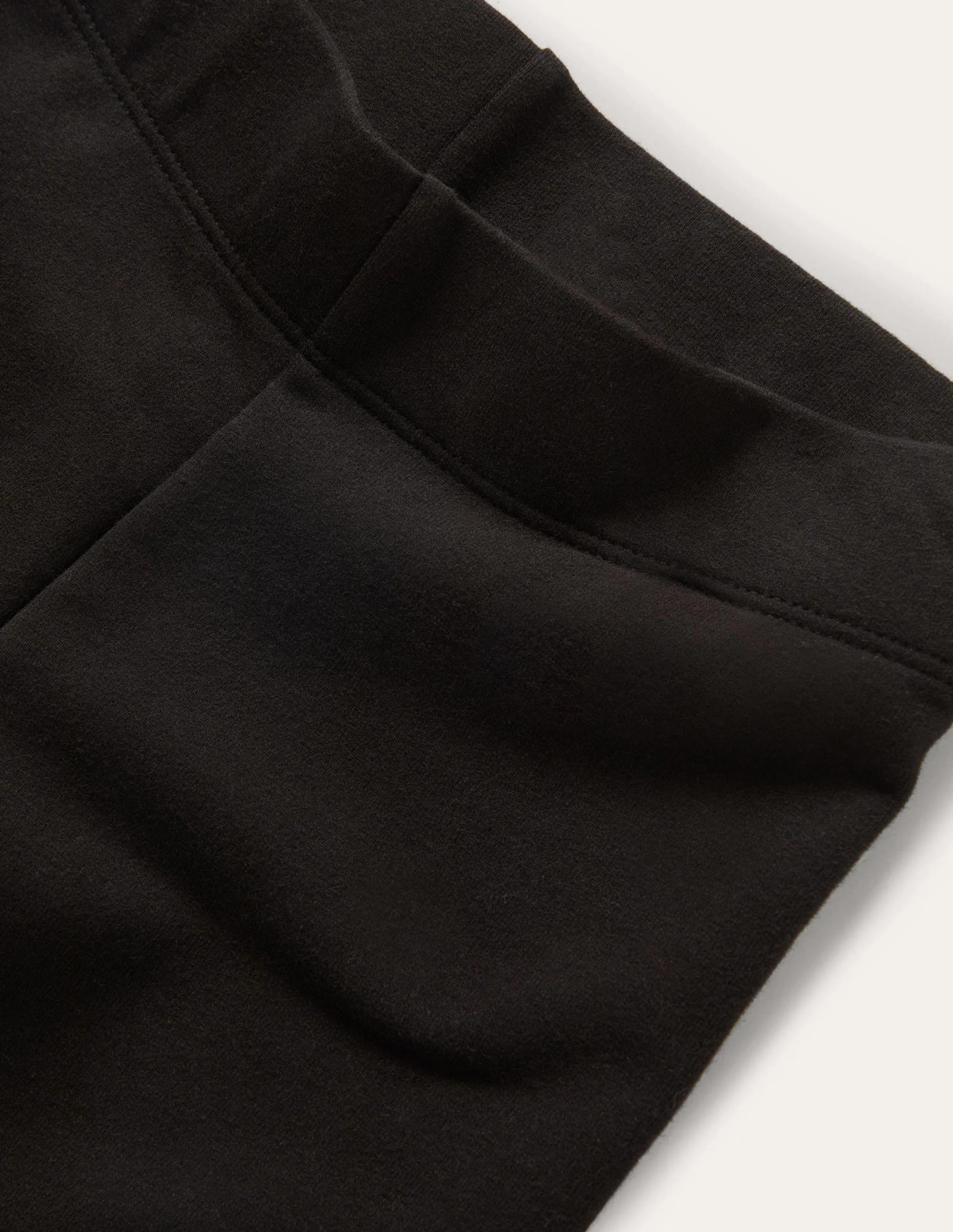 Plain Cosy Leggings-Black - Image 3