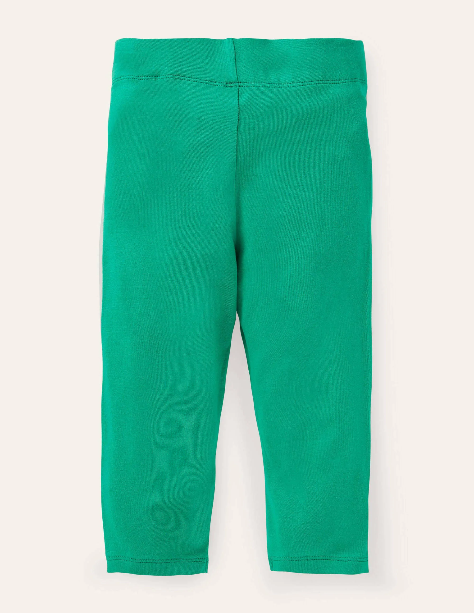Plain Cropped Leggings-Sapling Green - Image 2