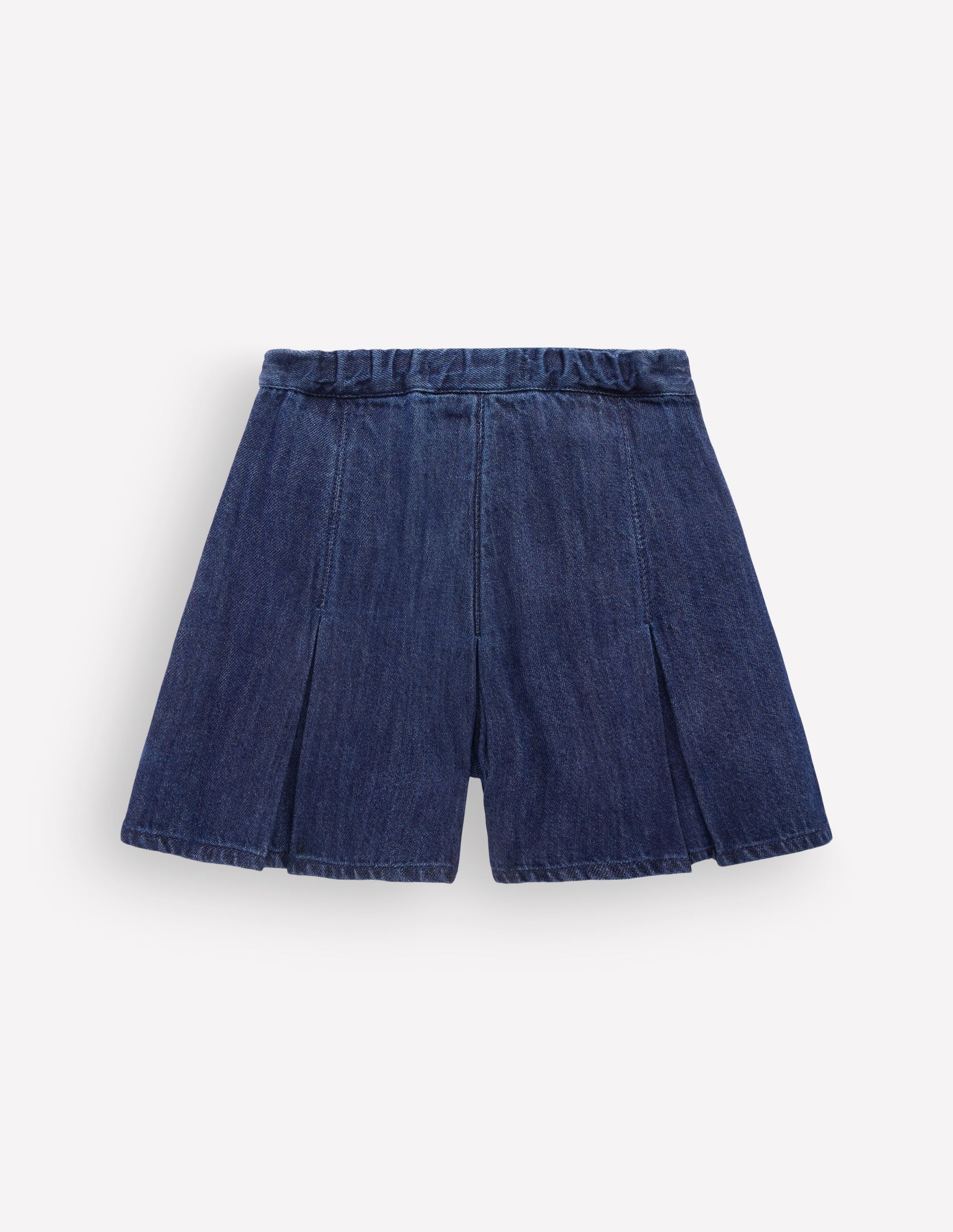 Pleated Skort-Denim - Image 2