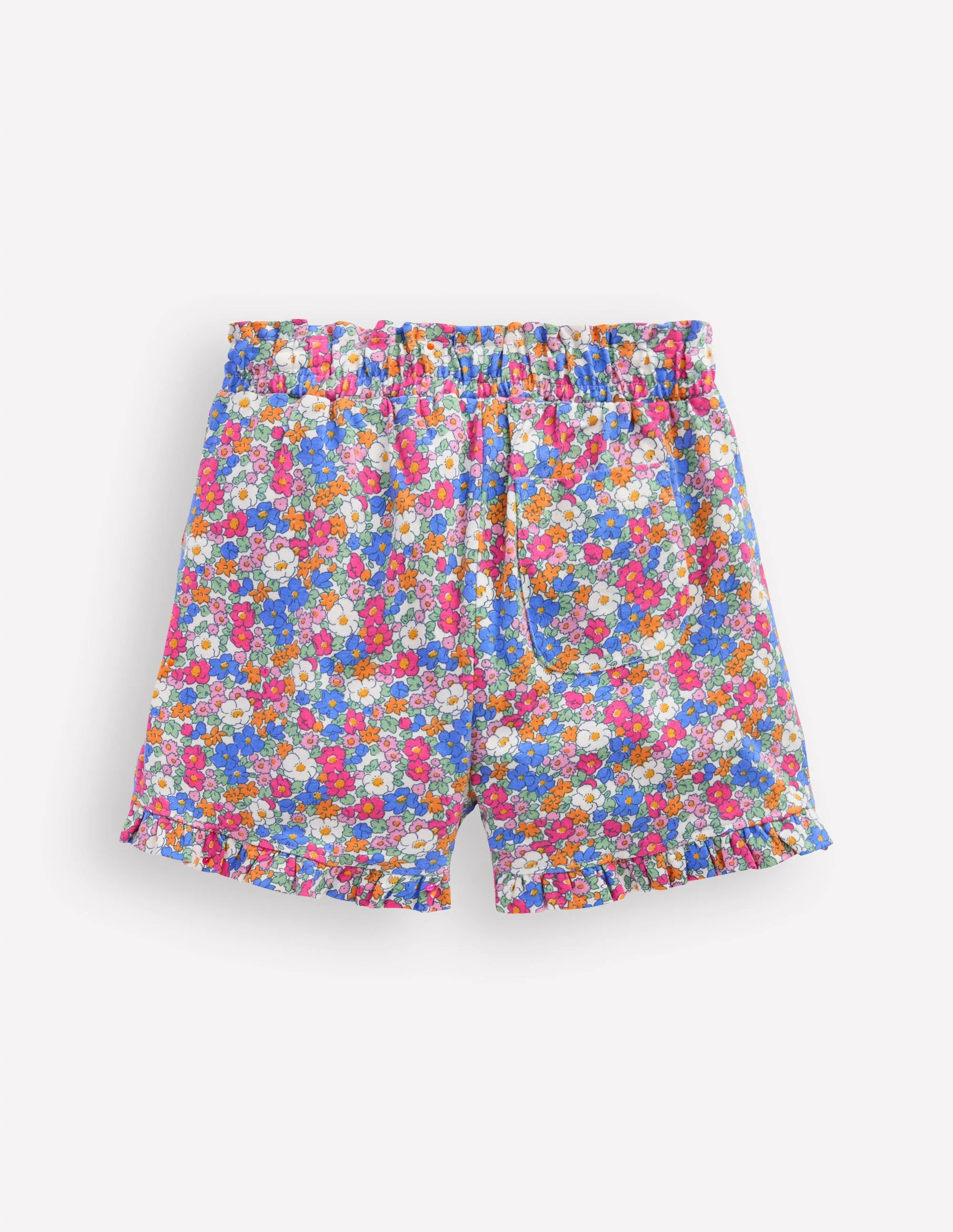 Pretty Jersey Shorts-Festival Pink Nautical Floral - Image 2