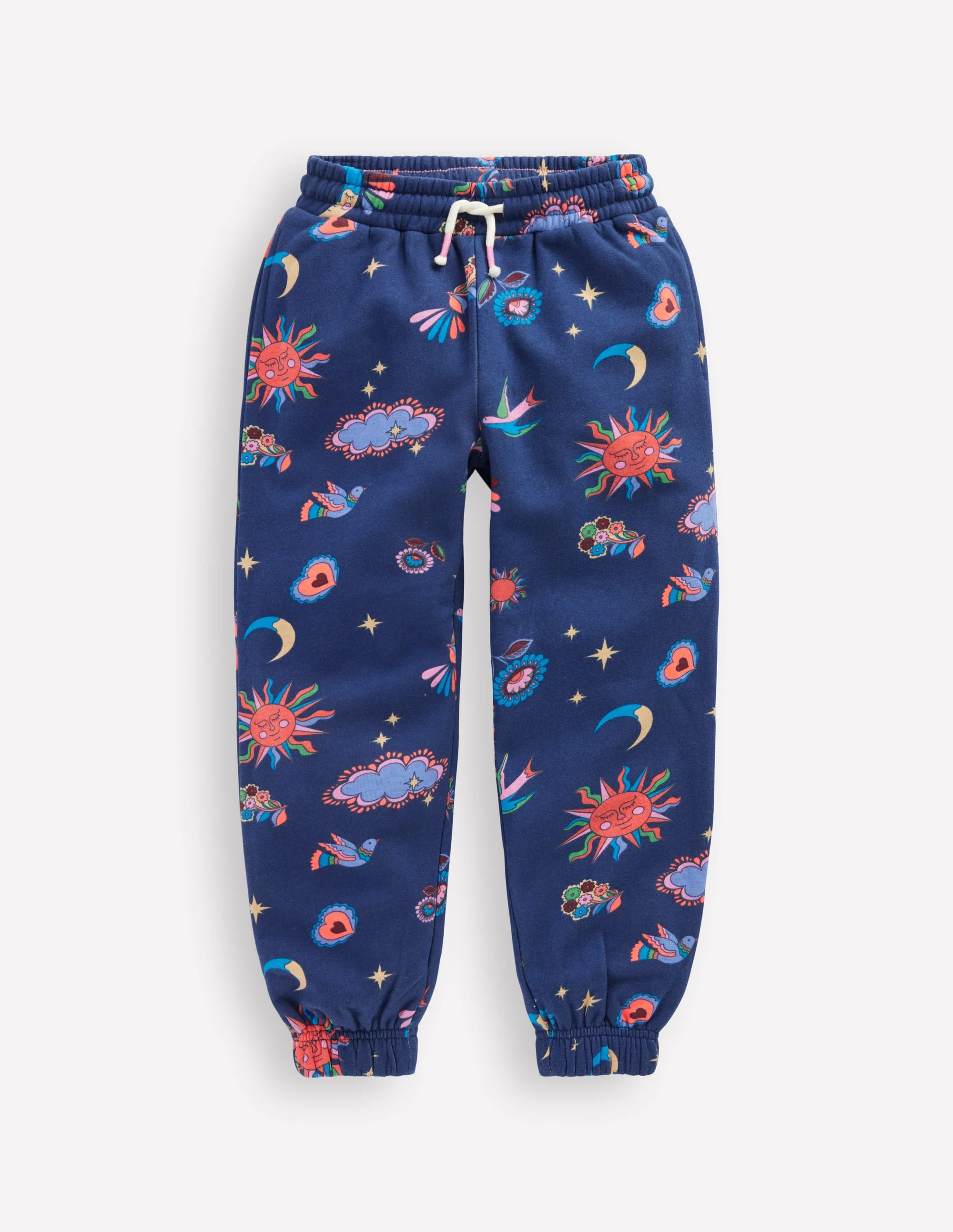 Printed Cosy Sweatpants-College Navy Celestial - Image 5