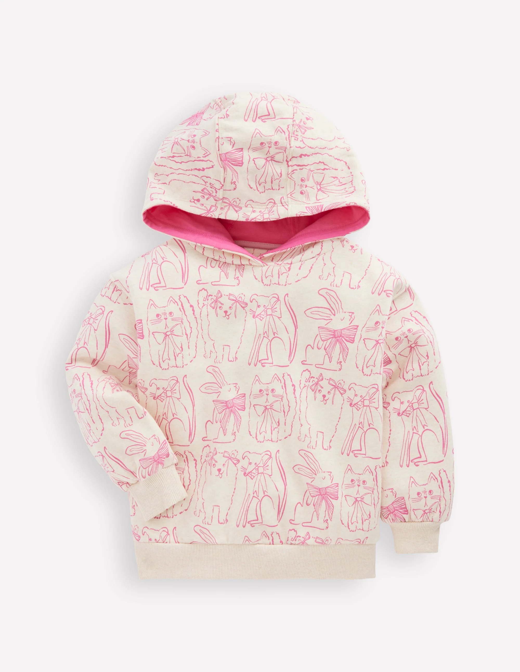 Printed Hoody-Oatmeal Pets - Image 5