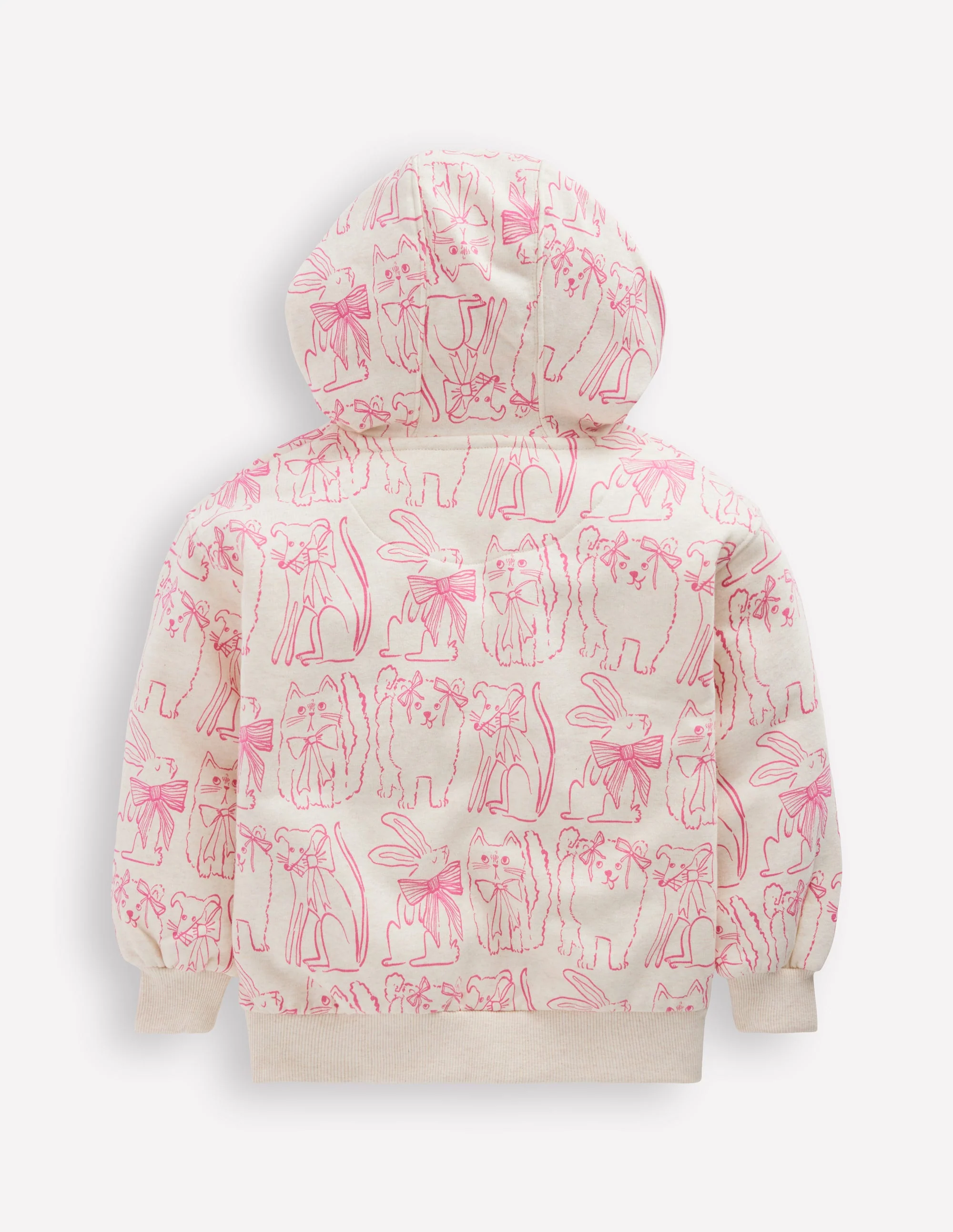 Printed Hoody-Oatmeal Pets - Image 6