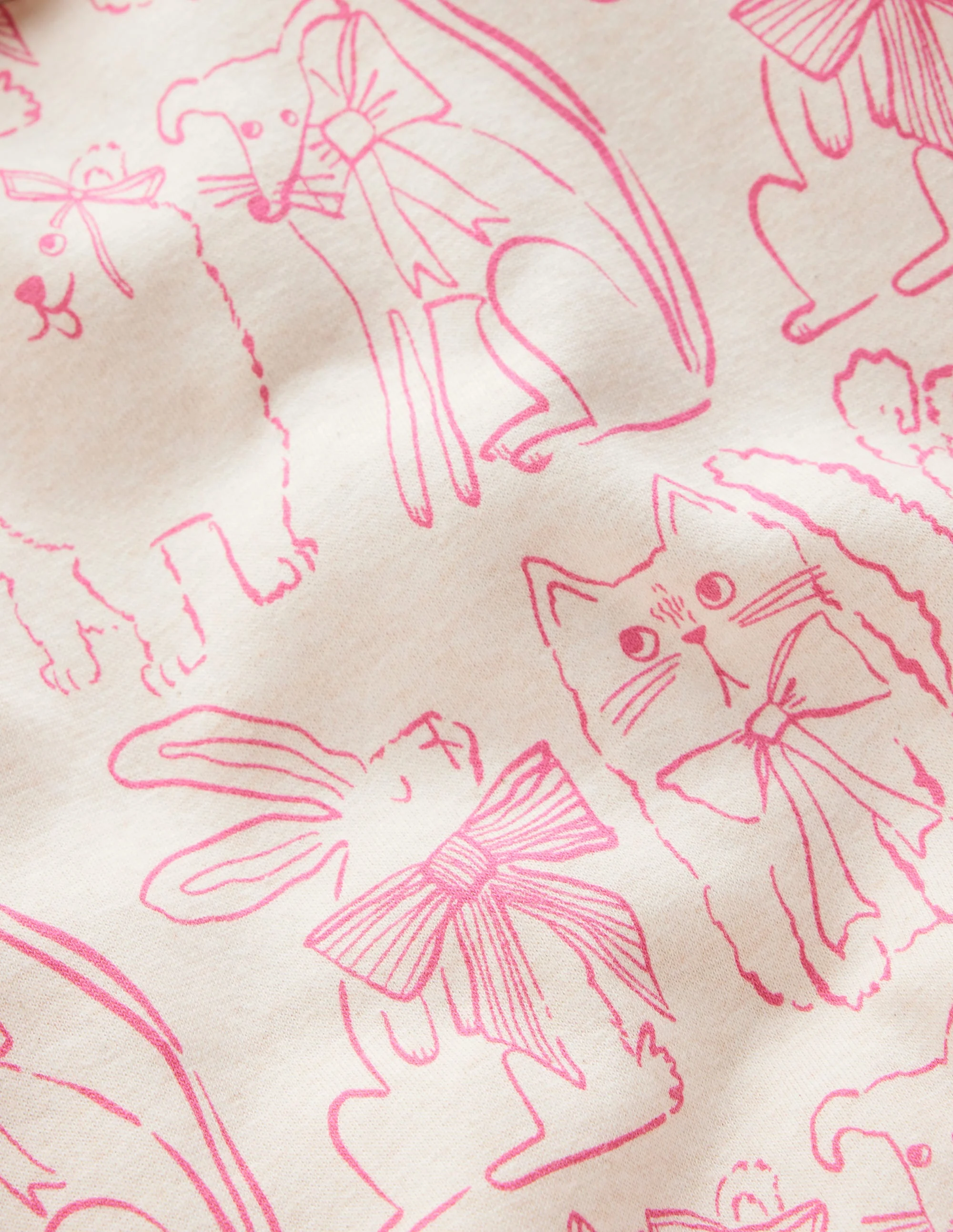 Printed Hoody-Oatmeal Pets - Image 7